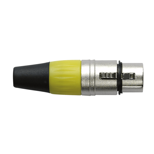 XLR 3P Connector - female - Nickel housing - Onlinediscowinkel.nl