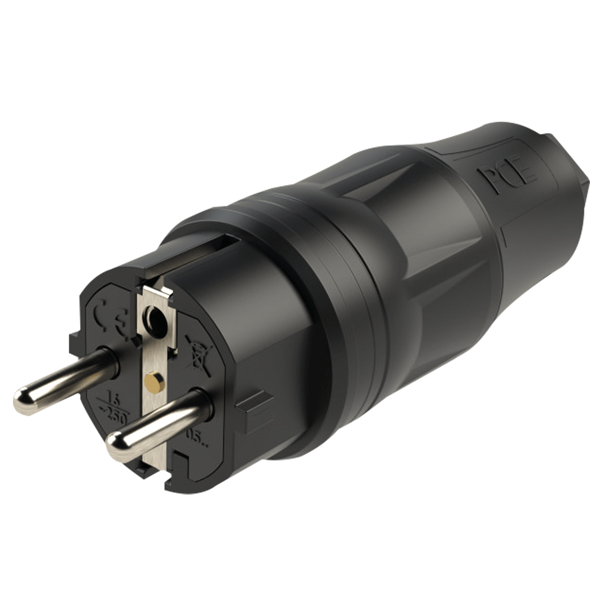 Rubber Schuko Connector Male - Onlinediscowinkel.nl