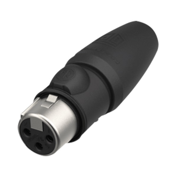 XLR 3P Connector - female TOP - Onlinediscowinkel.nl