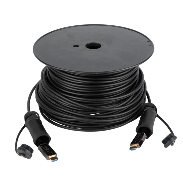 Armoured HDMI 2.1 AOC 8K Fibre Cable - Onlinediscowinkel.nl