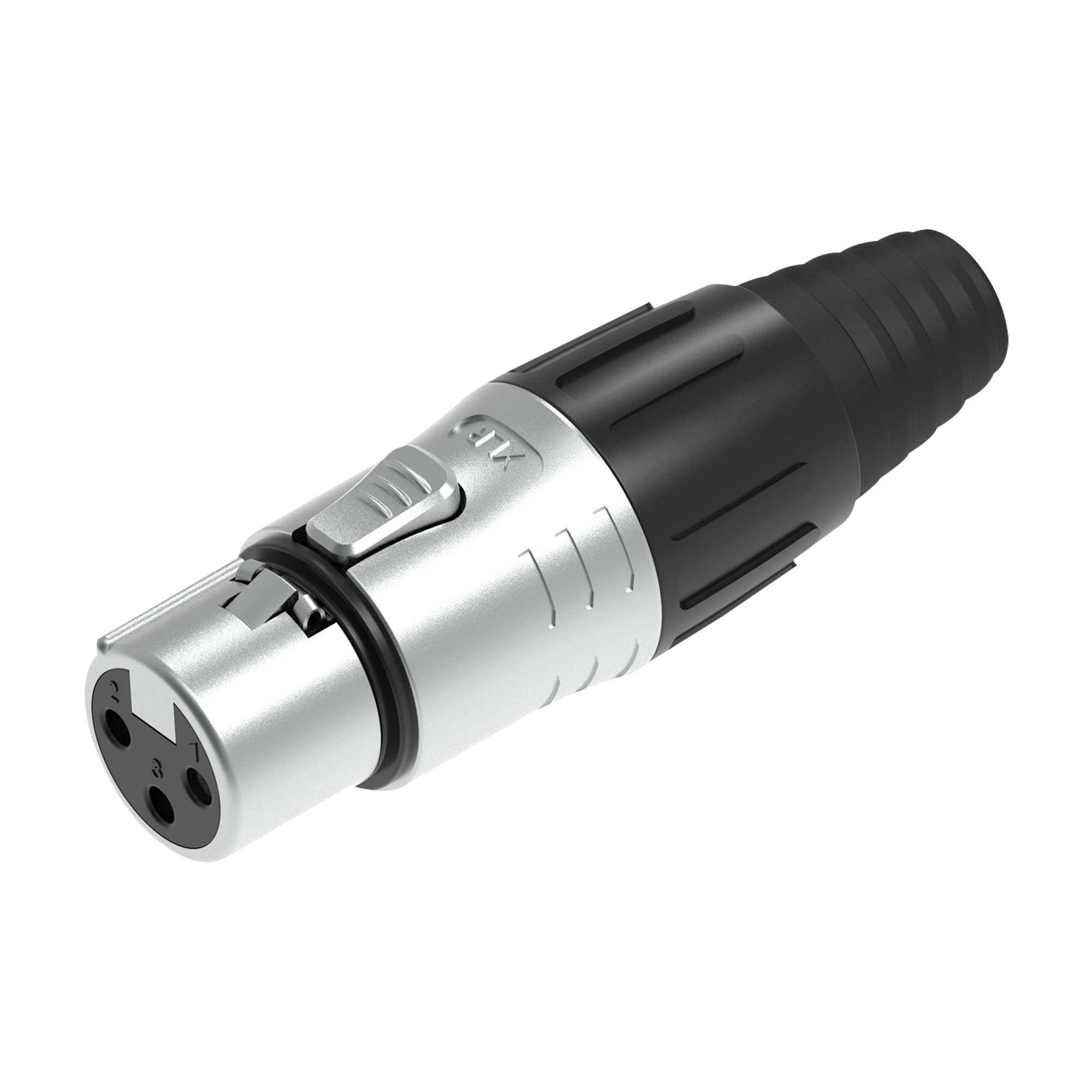 XLR 3P Connector - female - Onlinediscowinkel.nl