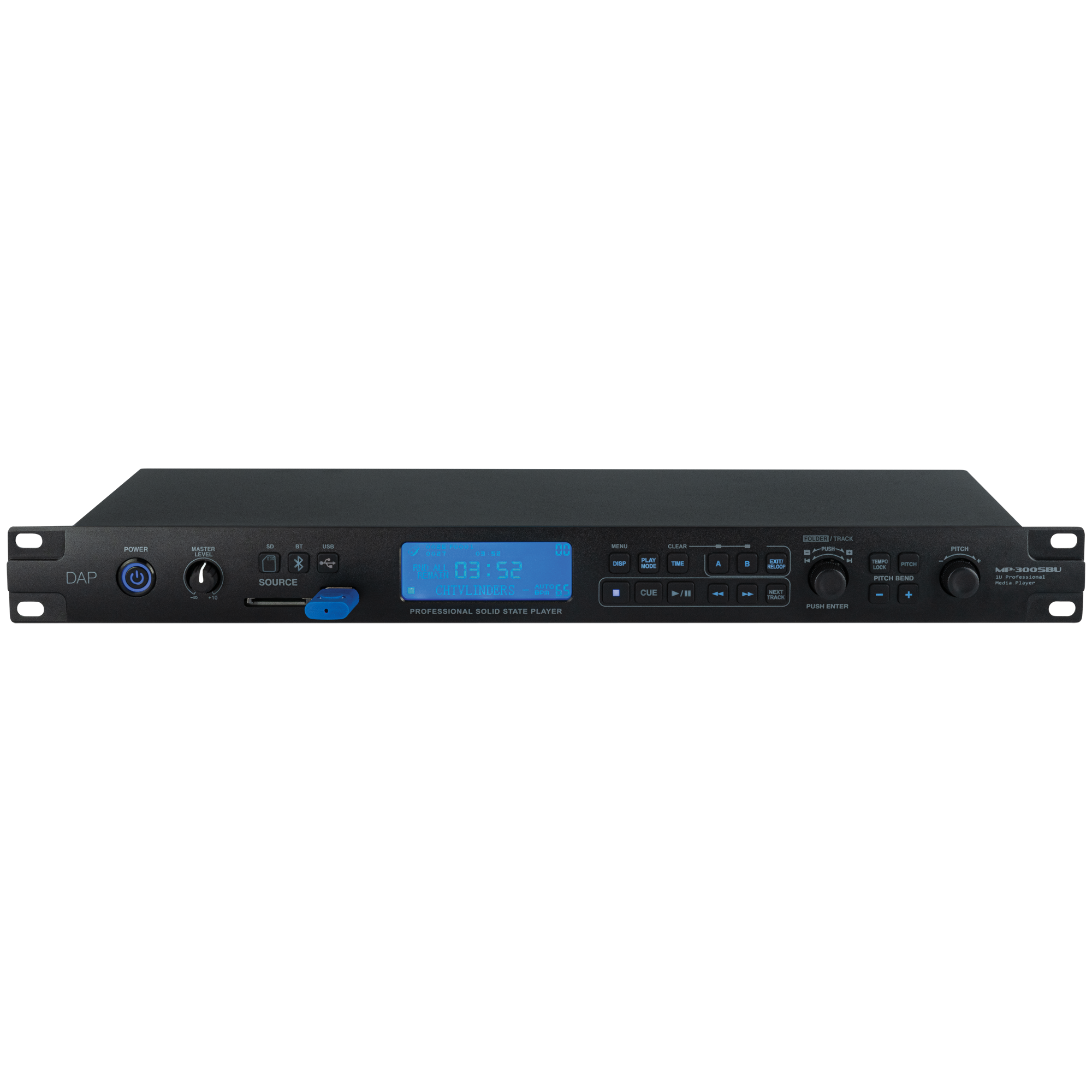 MP-300SBU Professional USB/SD/BT Media Player - Onlinediscowinkel.nl