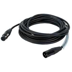 FLR01 XLR M/F Mic/Line Cable Rean RC3 series 6 m - Silver plated - Onlinediscowinkel.nl