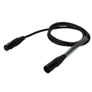 FLR08 - DMX/AES-EBU XLR/M 5P to XLR/F 5P 1.5 m - Silver plated - Onlinediscowinkel.nl