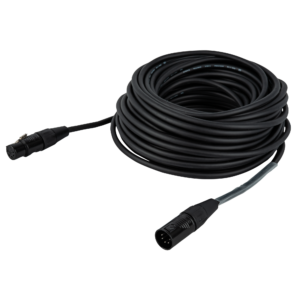FLR08 - DMX/AES-EBU XLR/M 5P to XLR/F 5P 20 m - Silver plated - Onlinediscowinkel.nl