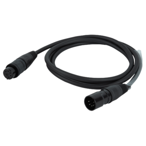 FLR75 - IP65 DMX/AES-EBU XLR/M 5P to XLR/F 5P Rean RCX5 connectors - Onlinediscowinkel.nl