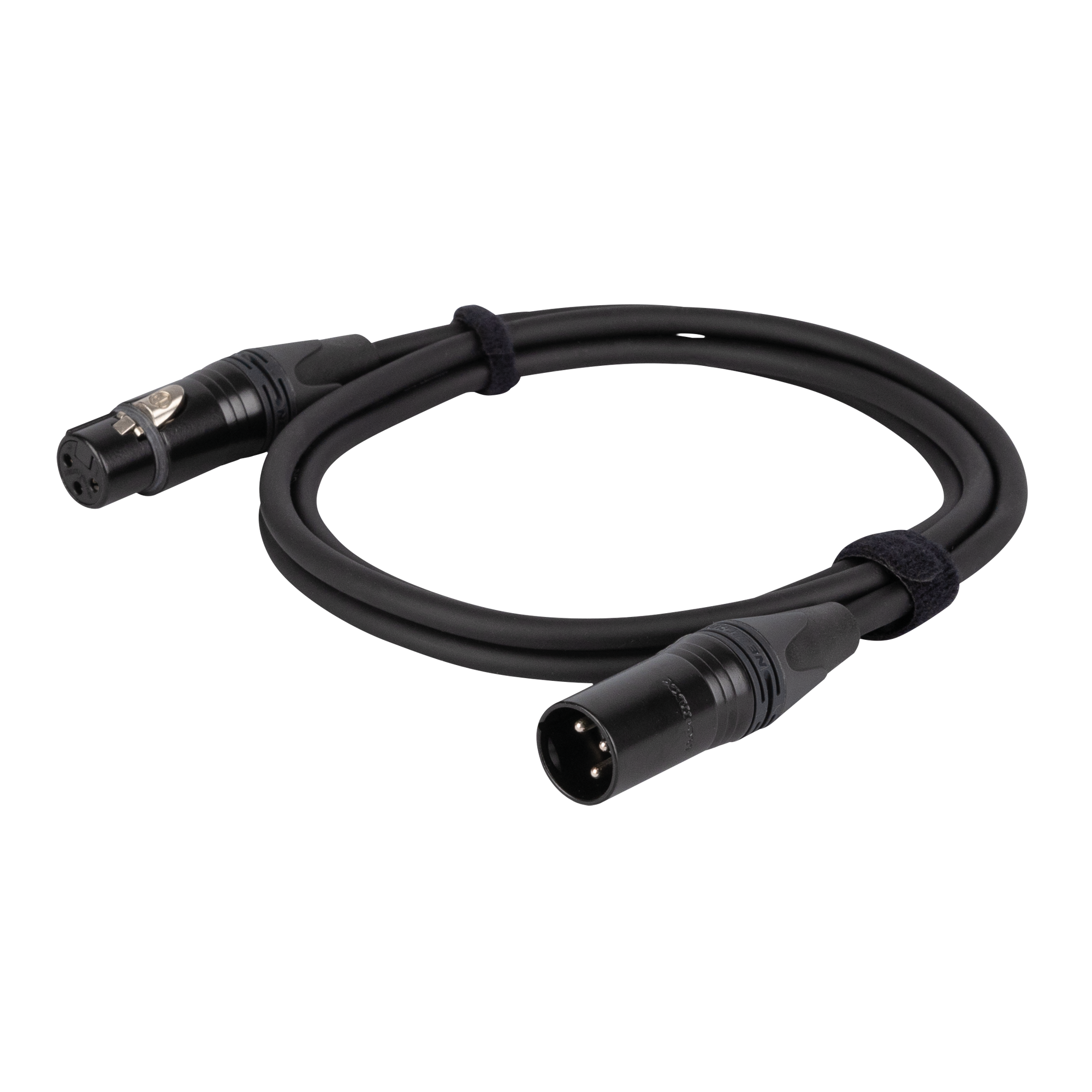 FLN01 - Mic/Line Cable XLR M/F 3P Neutrik NC3-BAG Series 1.5 m - Onlinediscowinkel.nl