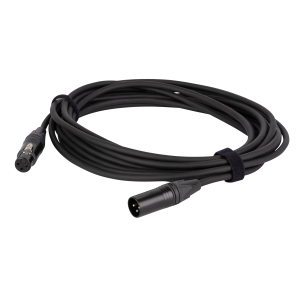 FLN09 - DMX & AES/EBU XLR/M 3P to XLR/F 3P Neutrik NC3-BAG Series 10 m - Onlinediscowinkel.nl