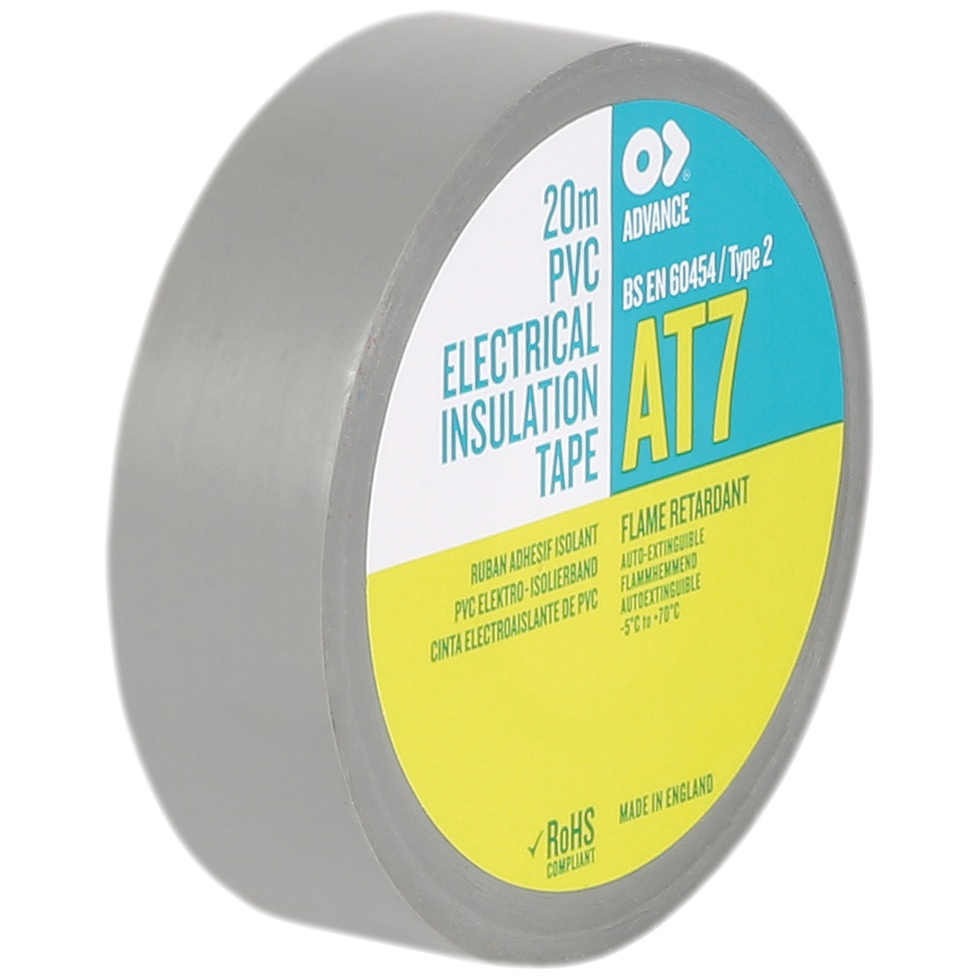 AT7 PVC Tape Gray - Onlinediscowinkel.nl