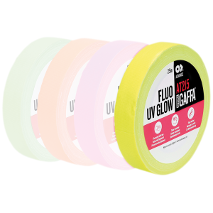 AT215 Fluorescent Gaffa Tape Yellow - Onlinediscowinkel.nl