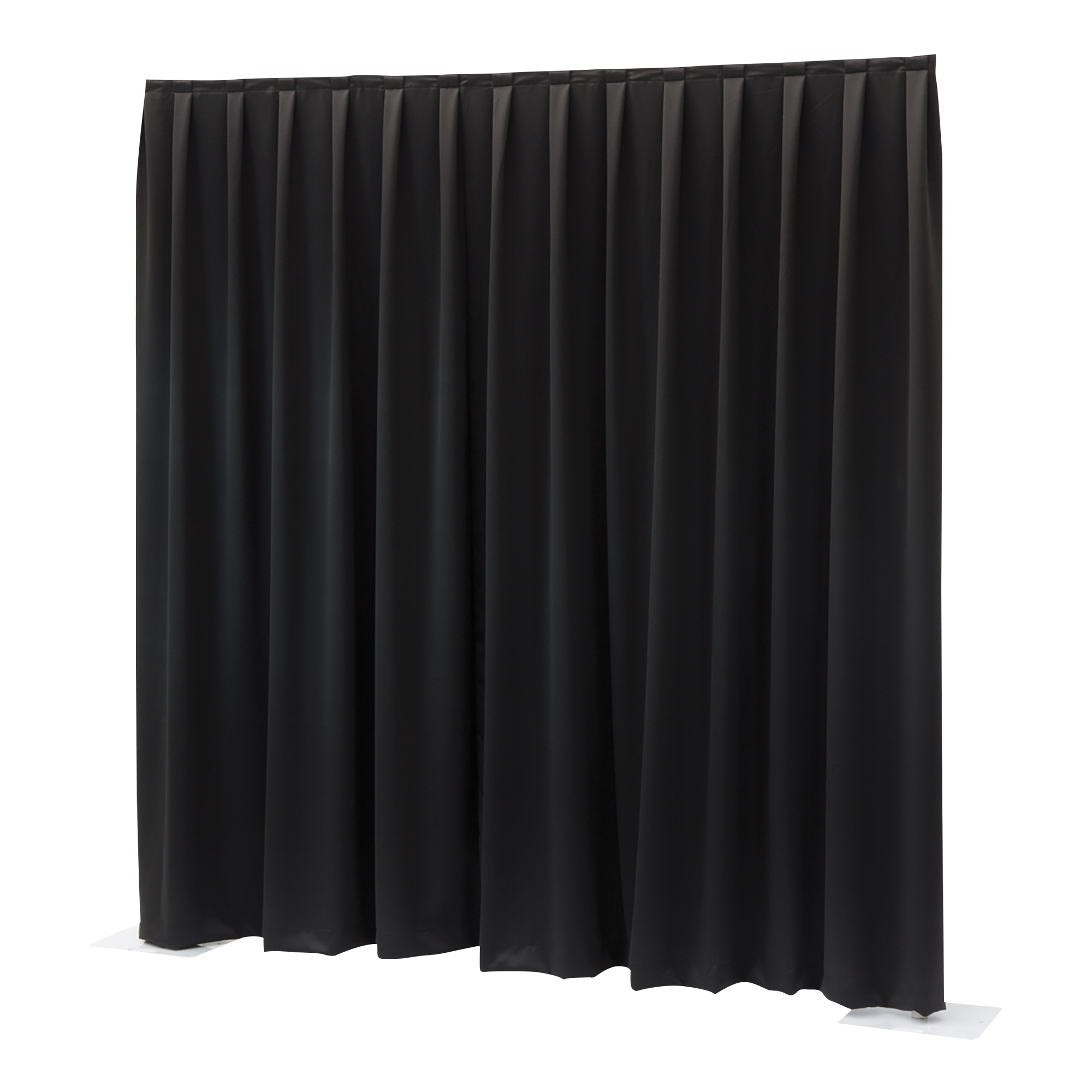P&D Curtain MGS 5.16 oz/yd² (USA) Black - 11' x 8' (W x H) - pleated - Onlinediscowinkel.nl