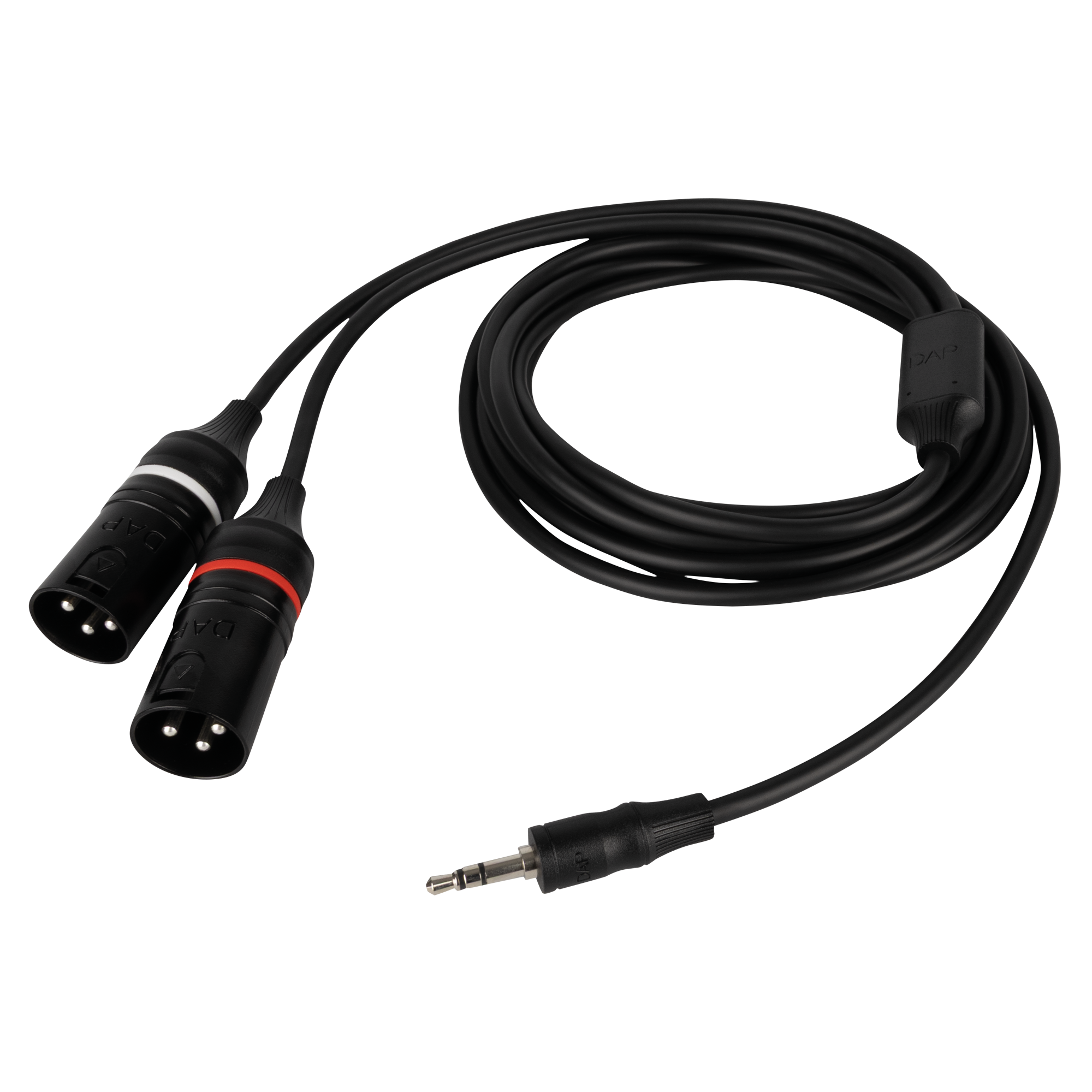 FL120 - male stereo mini-jack to 2 XLR/M 3P 3 m - Onlinediscowinkel.nl