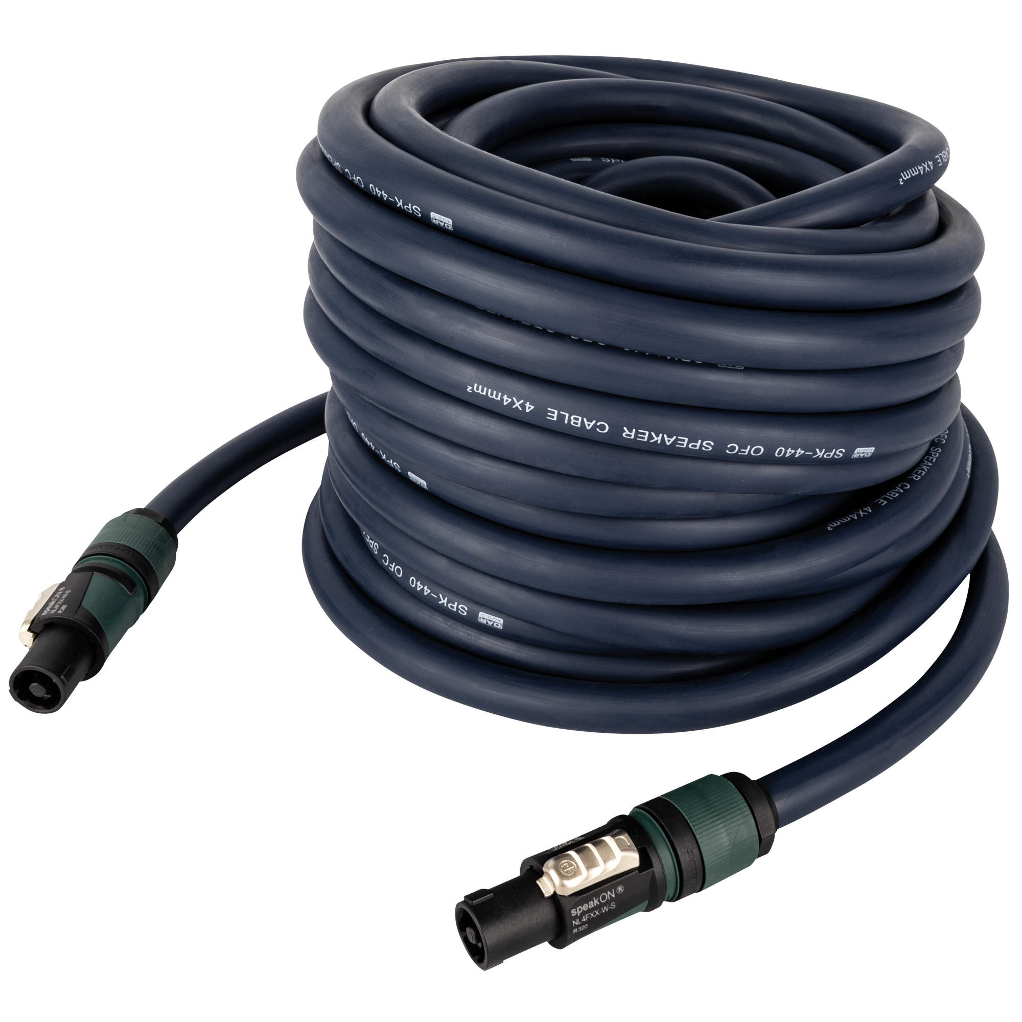 FSN15 - speakON NL4 to speakON NL4 - 4x 4 mm² - Neutrik 15 m - Onlinediscowinkel.nl