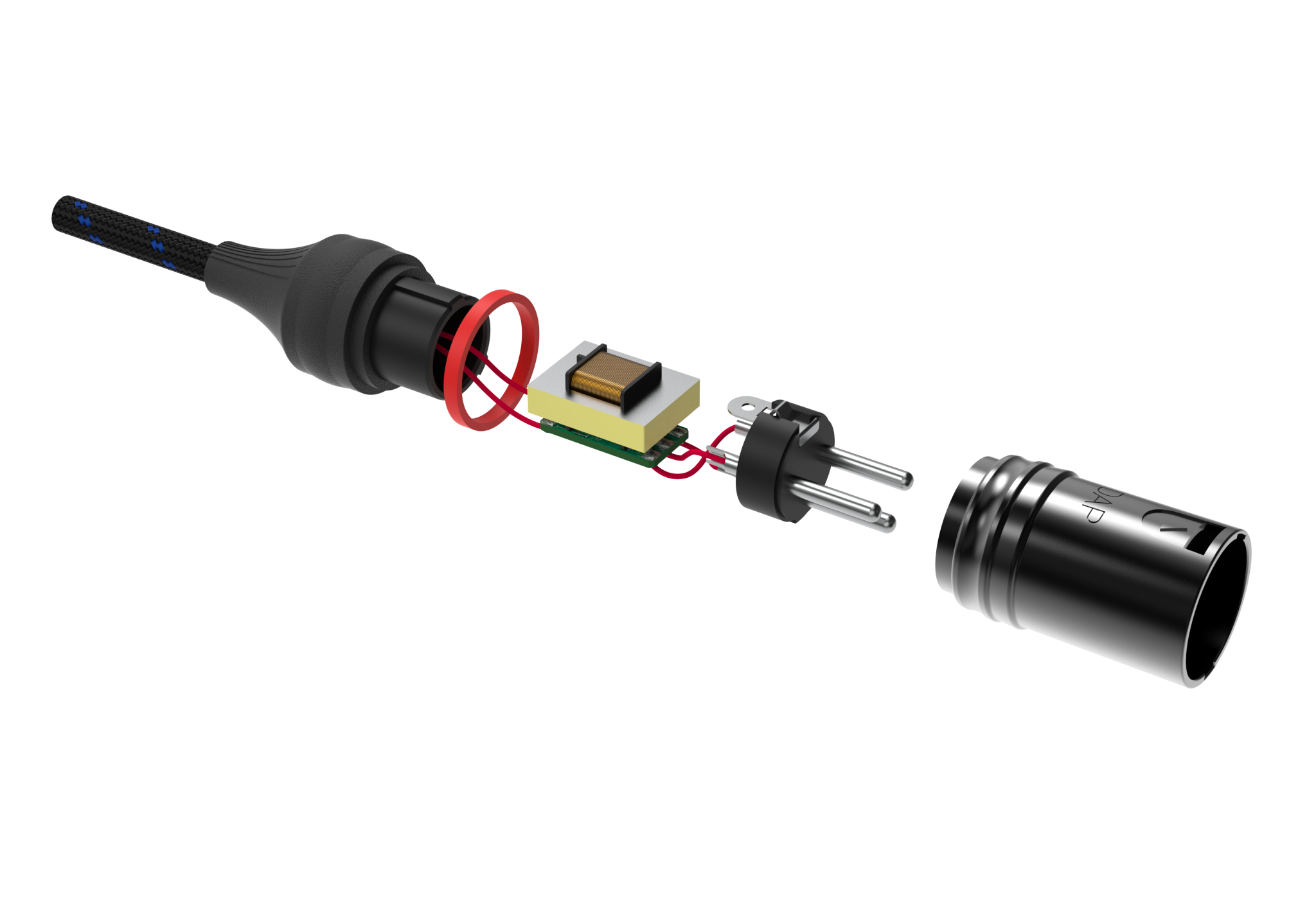 DAP FL115 - USB-C to 2 Galvanically Isolated XLR/M 3P 0.75 m - 384 kHz / 32 bit - ingebouwde bescherming - gevlochten mantel - 0,75 m - Afbeelding 3