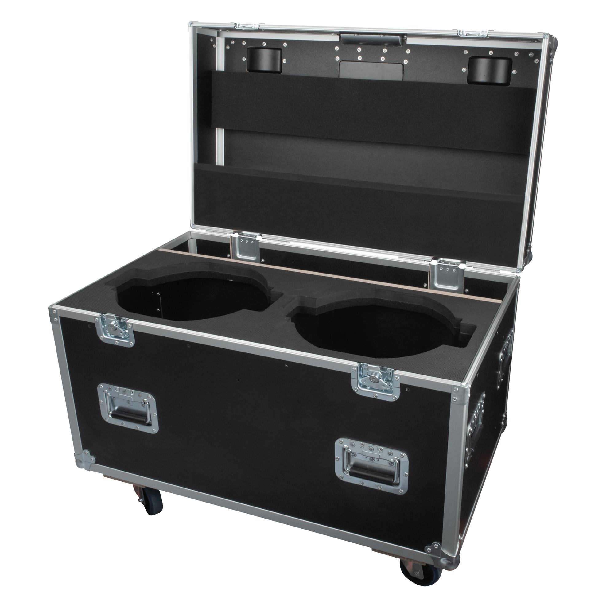 SHOWTEC Case for 4x Photon Strobe/Wash/Sunstrip - Penn Elcom hardware en zwenkwielen met rem - Afbeelding 3
