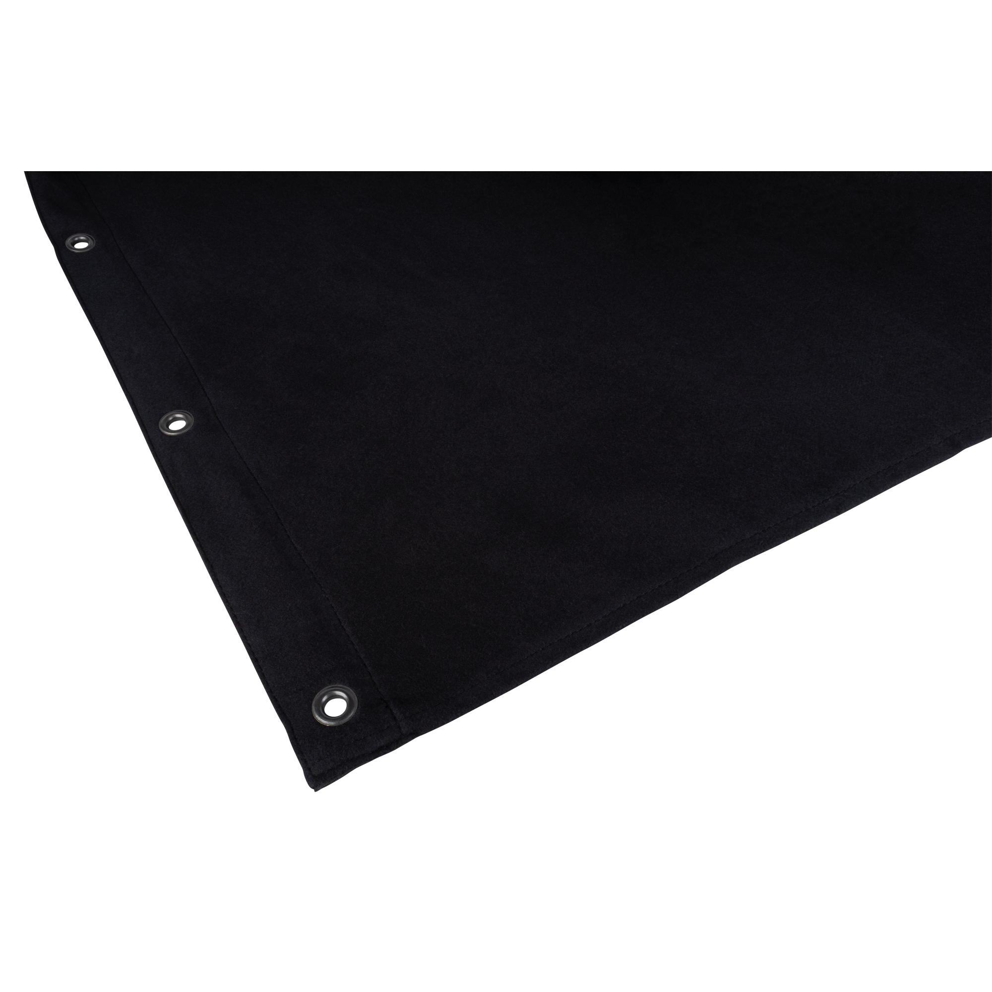 WENTEX Sound-absorbing Backdrop 500 g/m² 3m - Zwart - 300 x 300 cm (B x H) - ongeplooid - Afbeelding 3