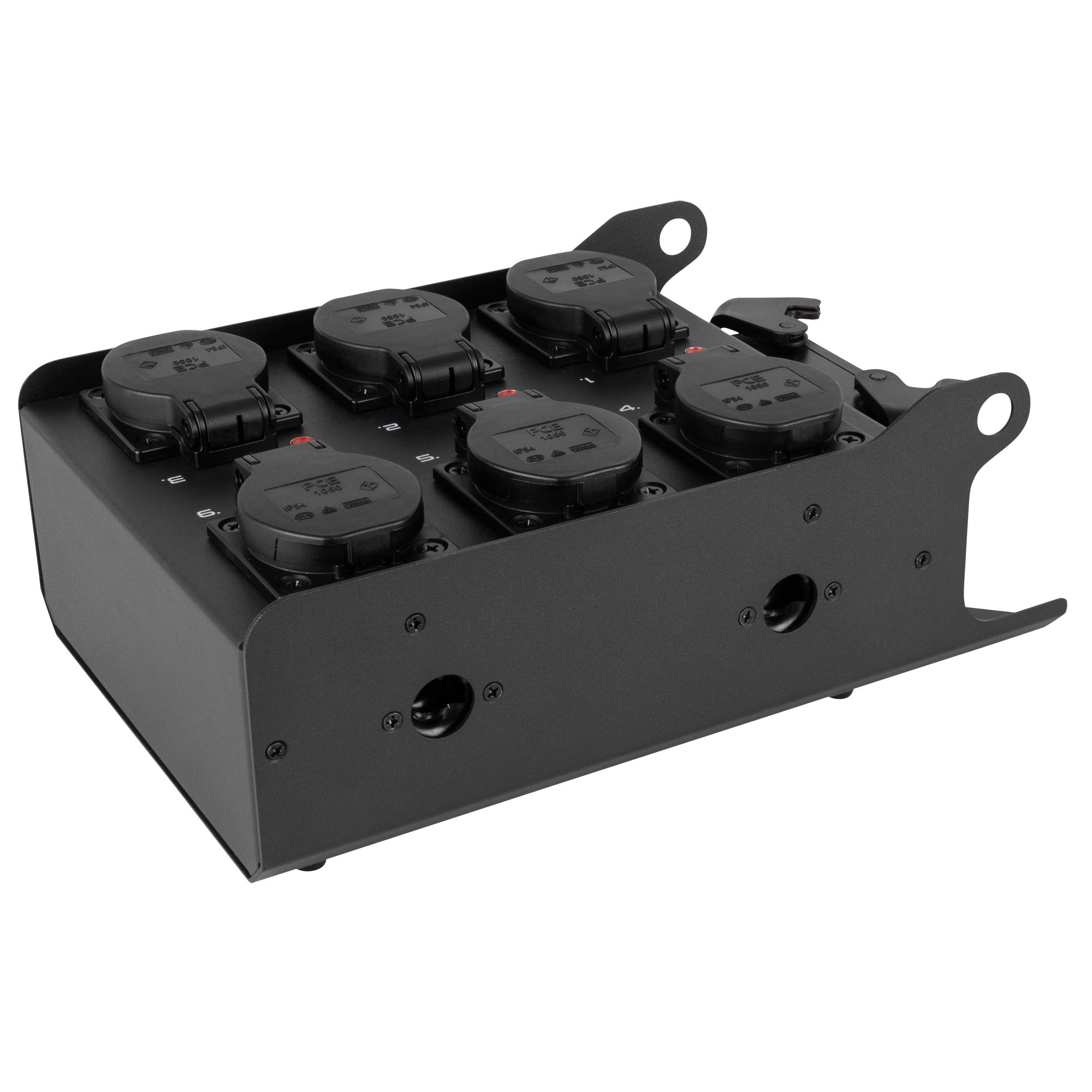 SHOWGEAR PowerCore 1m.6s - Breakout Multipin H16 in naar 6x Schuko - Afbeelding 4