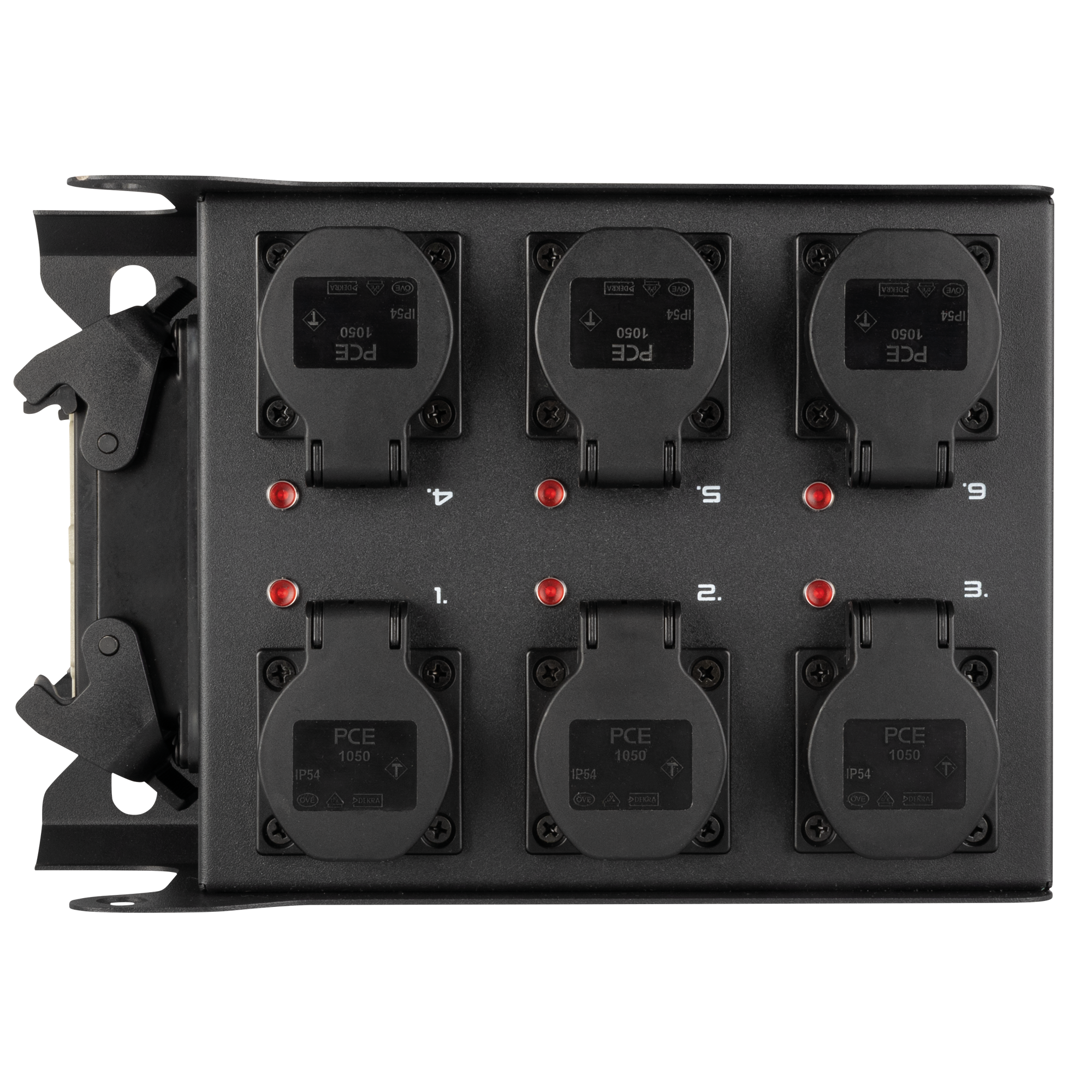 SHOWGEAR PowerCore 1m.6s - Breakout Multipin H16 in naar 6x Schuko - Afbeelding 5