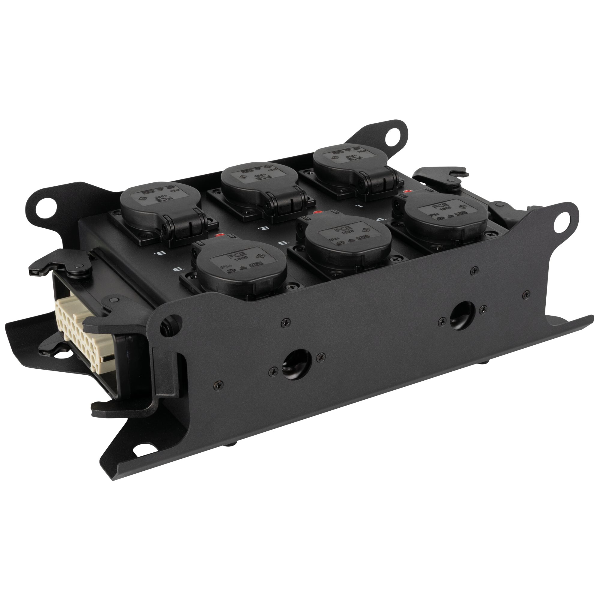SHOWGEAR PowerCore 2m.6s - Breakout Multipin H16 in/uit naar 6x Schuko - Afbeelding 4