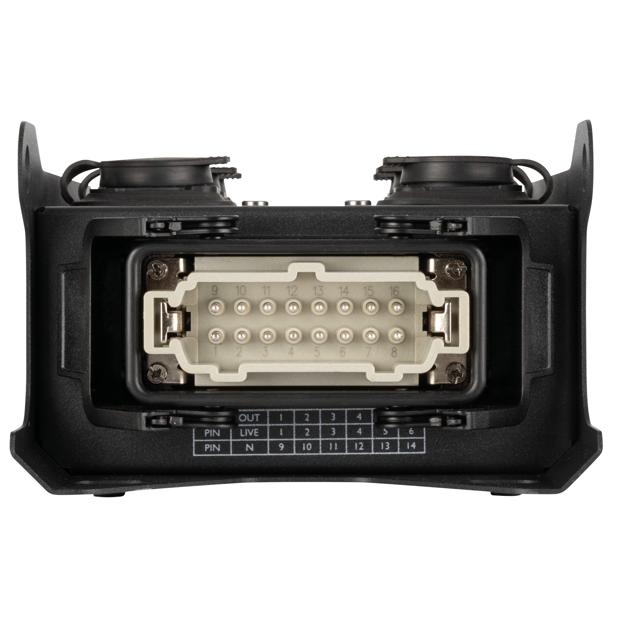 SHOWGEAR PowerCore 1m.6p - Breakout Multipin H16 in naar 6x Power Pro True - Afbeelding 3
