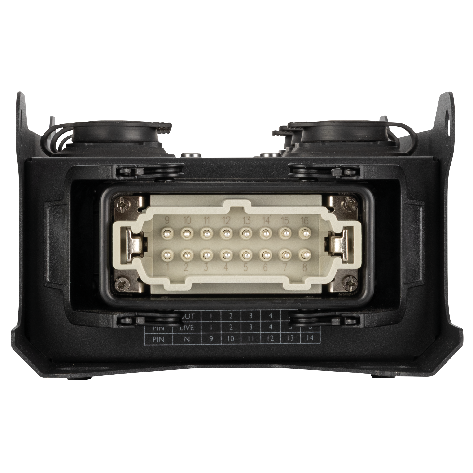 SHOWGEAR PowerCore 2m.6p - Breakout Multipin H16 in/uit naar 6x Power Pro True - Afbeelding 3