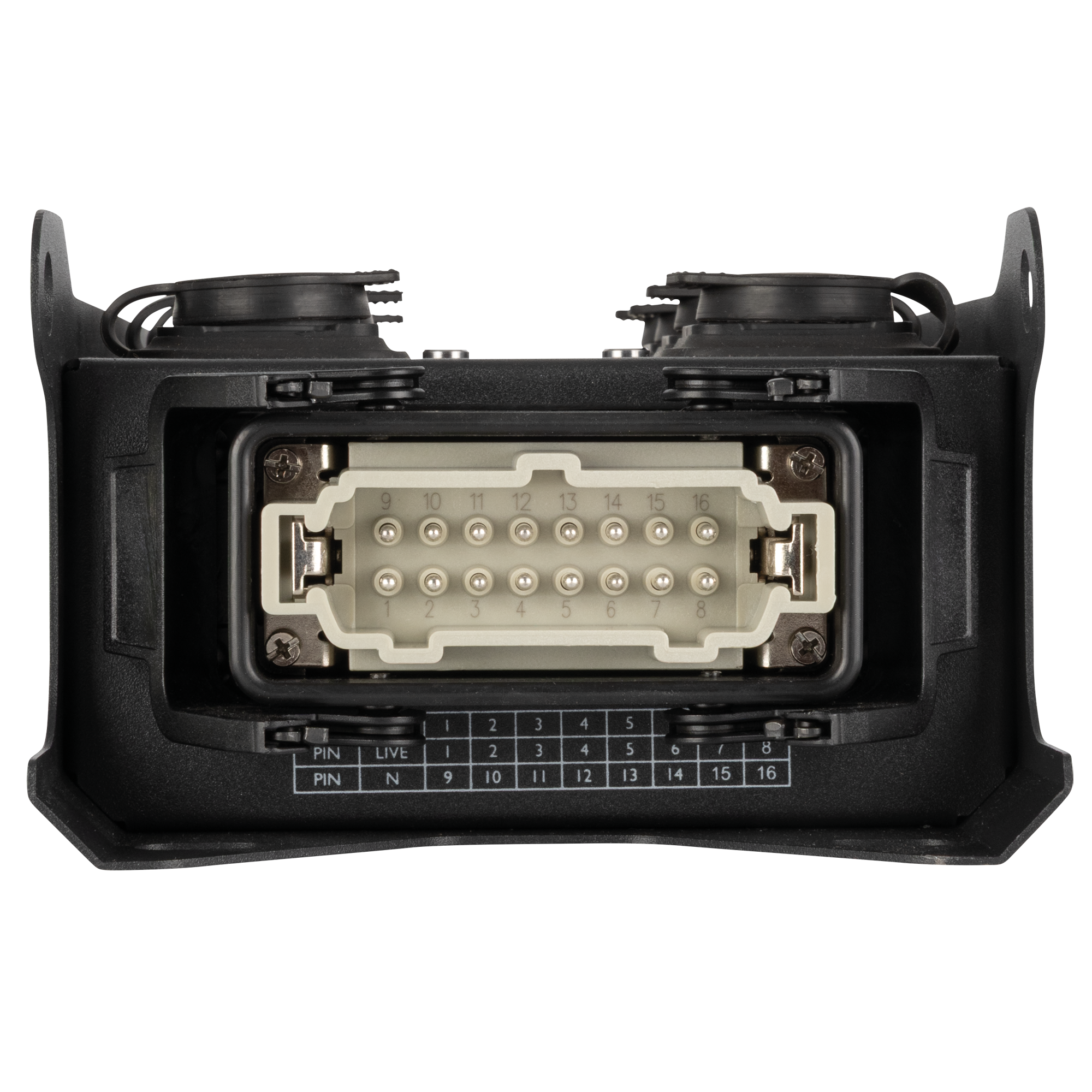 SHOWGEAR PowerCore 1m.8p - Breakout Multipin H16 in naar 8x Power Pro True - Afbeelding 3