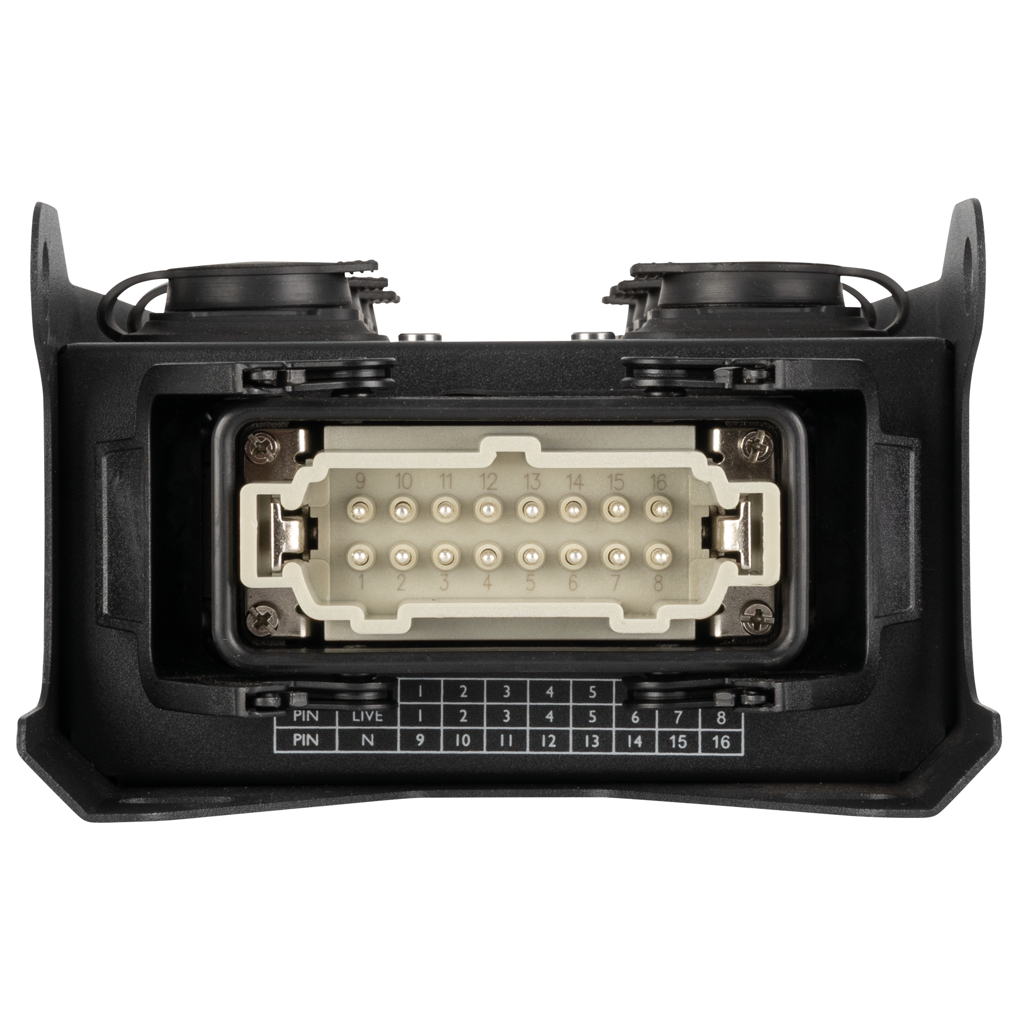 SHOWGEAR PowerCore 2m.8p - Breakout Multipin H16 in/uit naar 8x Power Pro True - Afbeelding 3