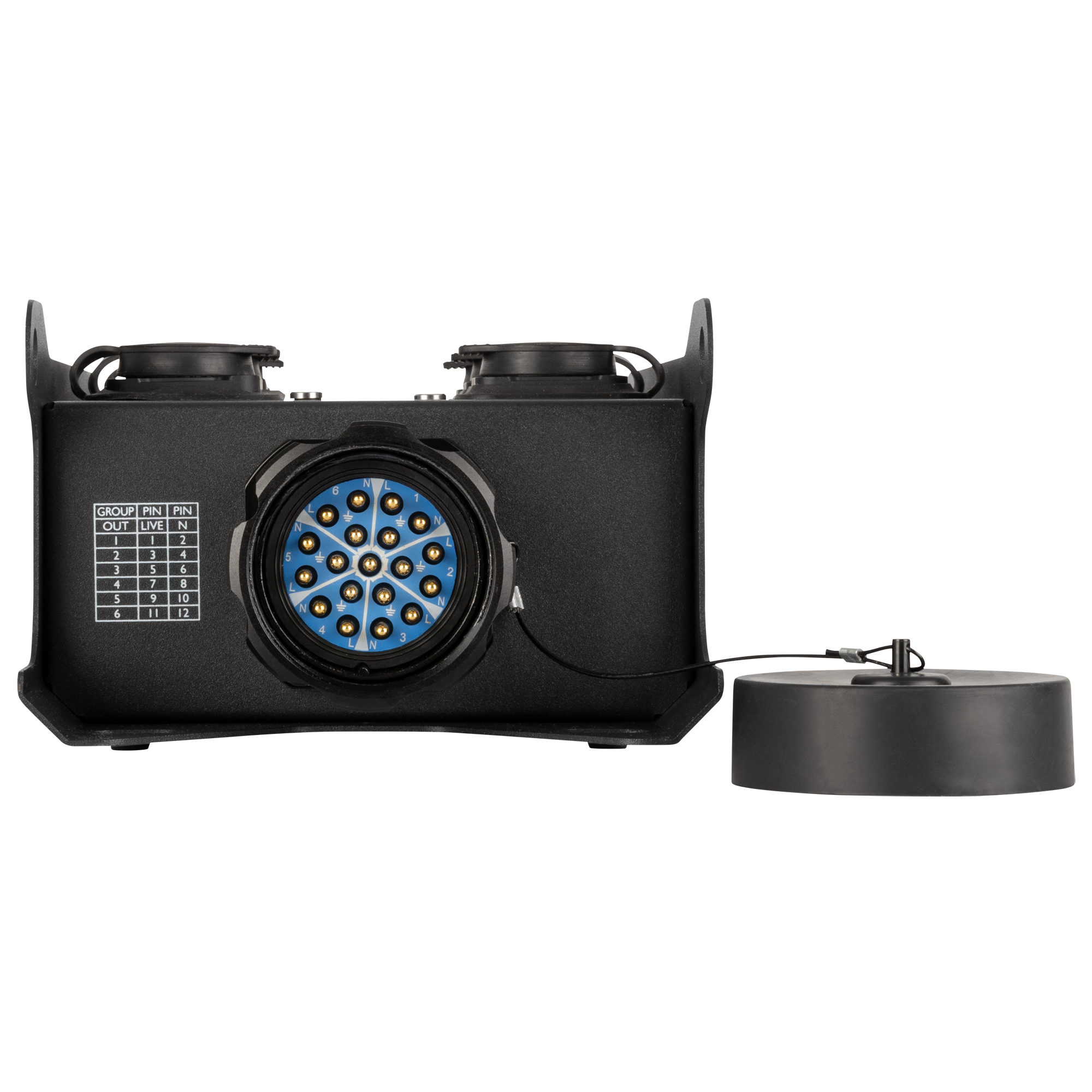 SHOWGEAR PowerCore 1s.6p - Breakout Multipin S19 in naar 6x Power Pro True - Afbeelding 3