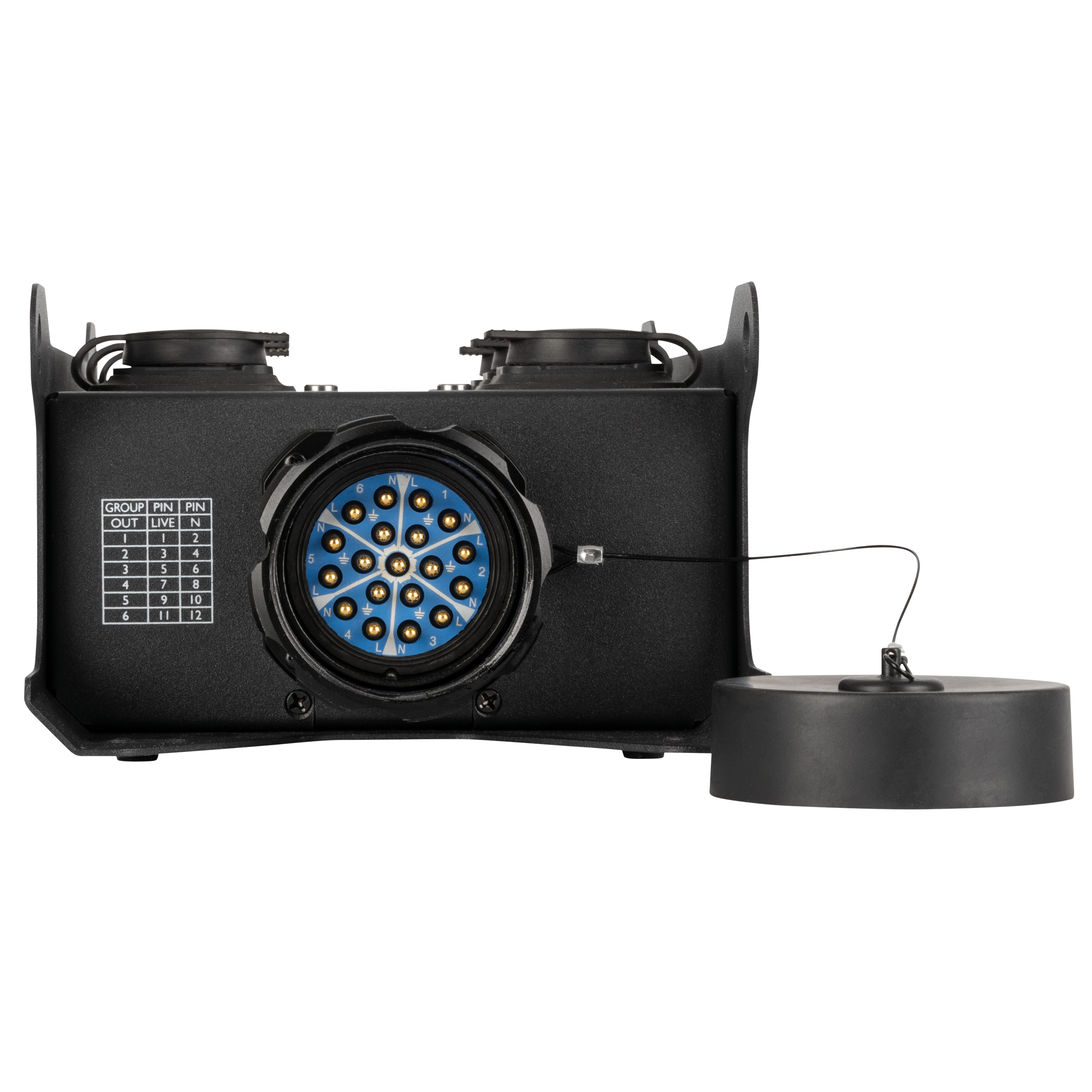 SHOWGEAR PowerCore 2s.6p - Breakout Multipin S19 in/uit naar 6x Power Pro True - Afbeelding 3