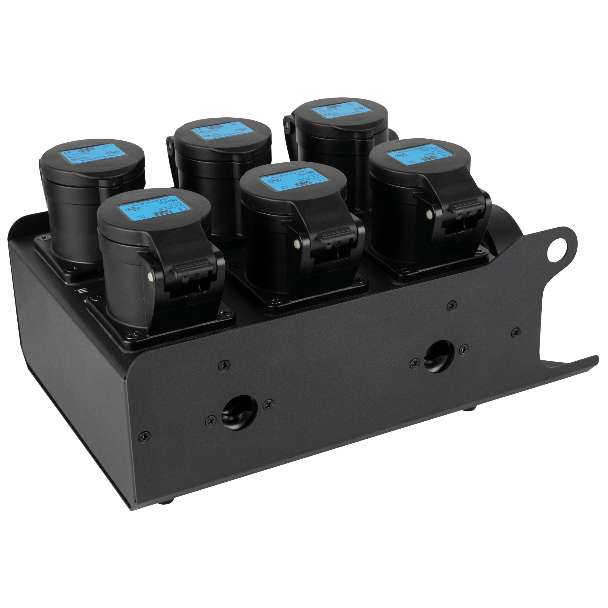 SHOWGEAR PowerCore 1s.6c - Breakout Multipin S19 in naar 6x CEE 16A (1P+N+PE) - Afbeelding 4