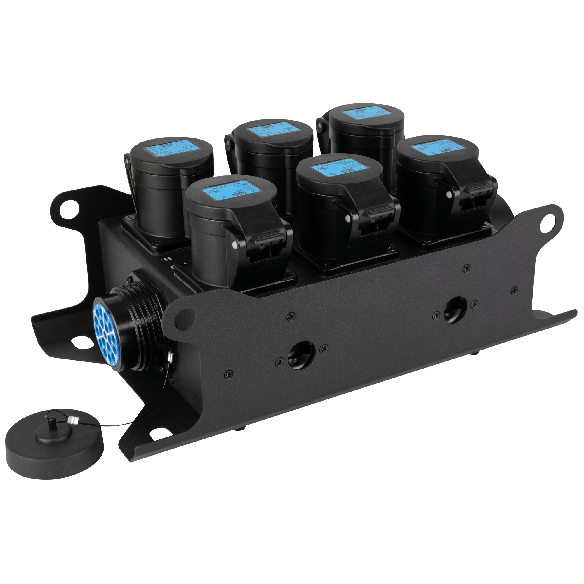 SHOWGEAR PowerCore 2s.6c - Breakout Multipin S19 in/uit naar 6x CEE 16A (1P+N+PE) - Afbeelding 4