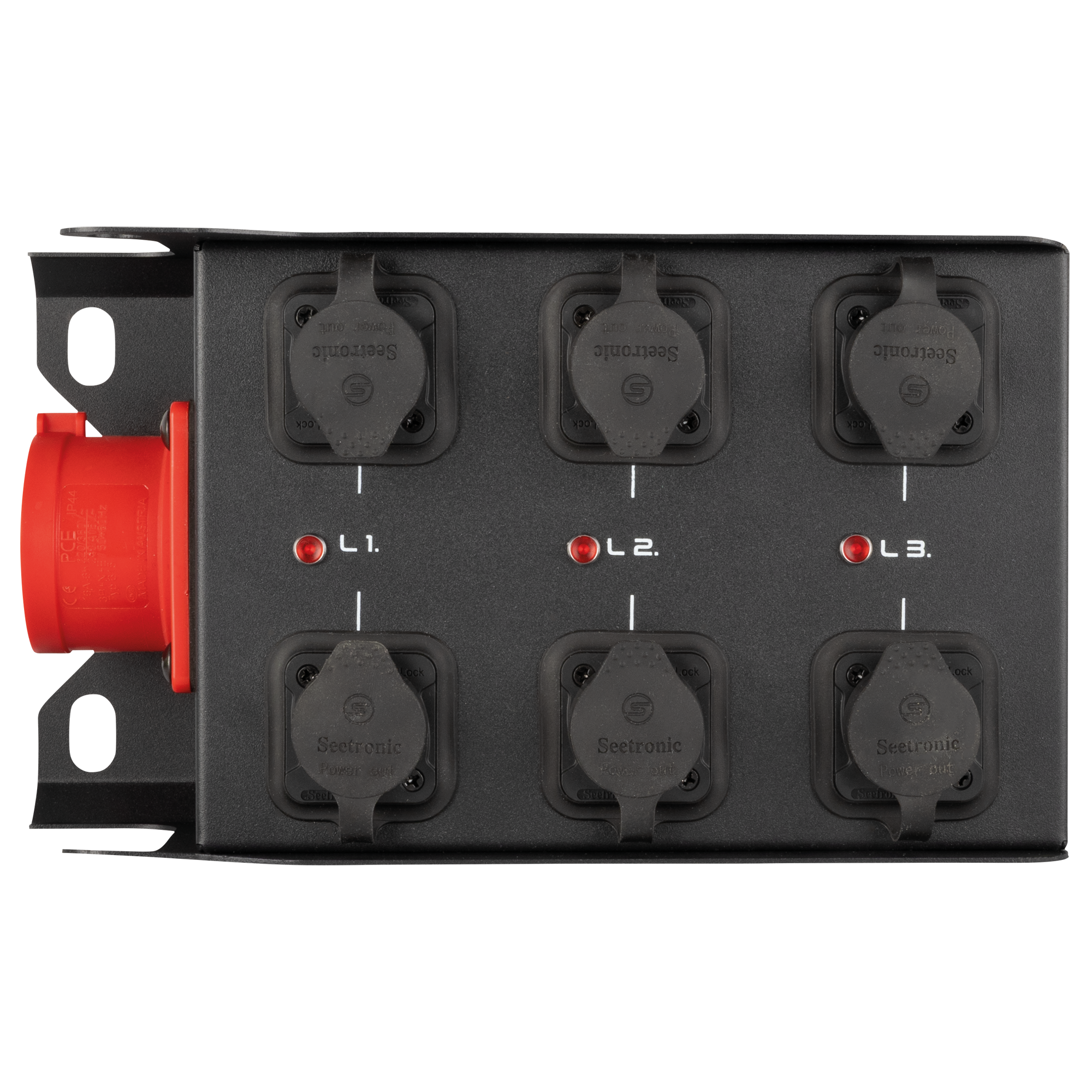 SHOWGEAR PowerCore c16a.6p - 6x Power Pro True - 1x CEE 16 A (5P) - Afbeelding 5
