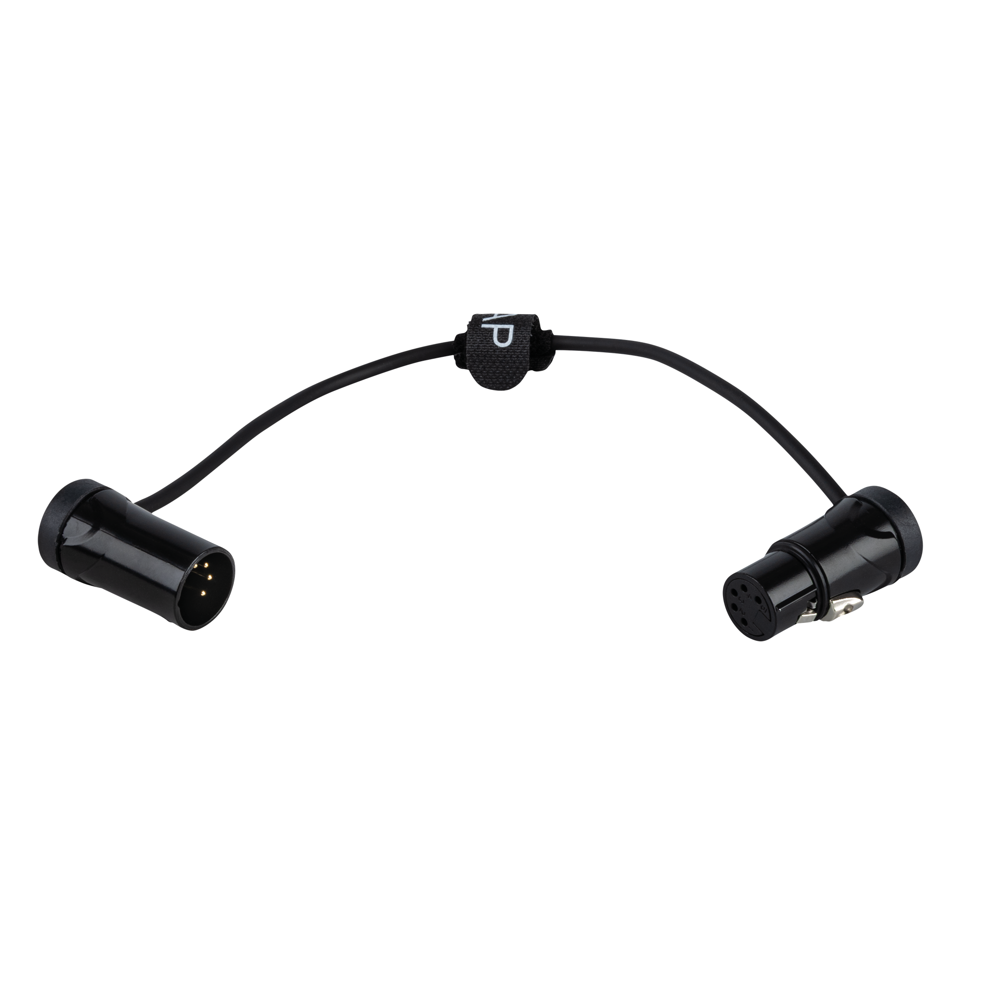 FLX18 - bal. XLR/M 5P to XLR/F 5P Patch Cable 0.30 m - Onlinediscowinkel.nl