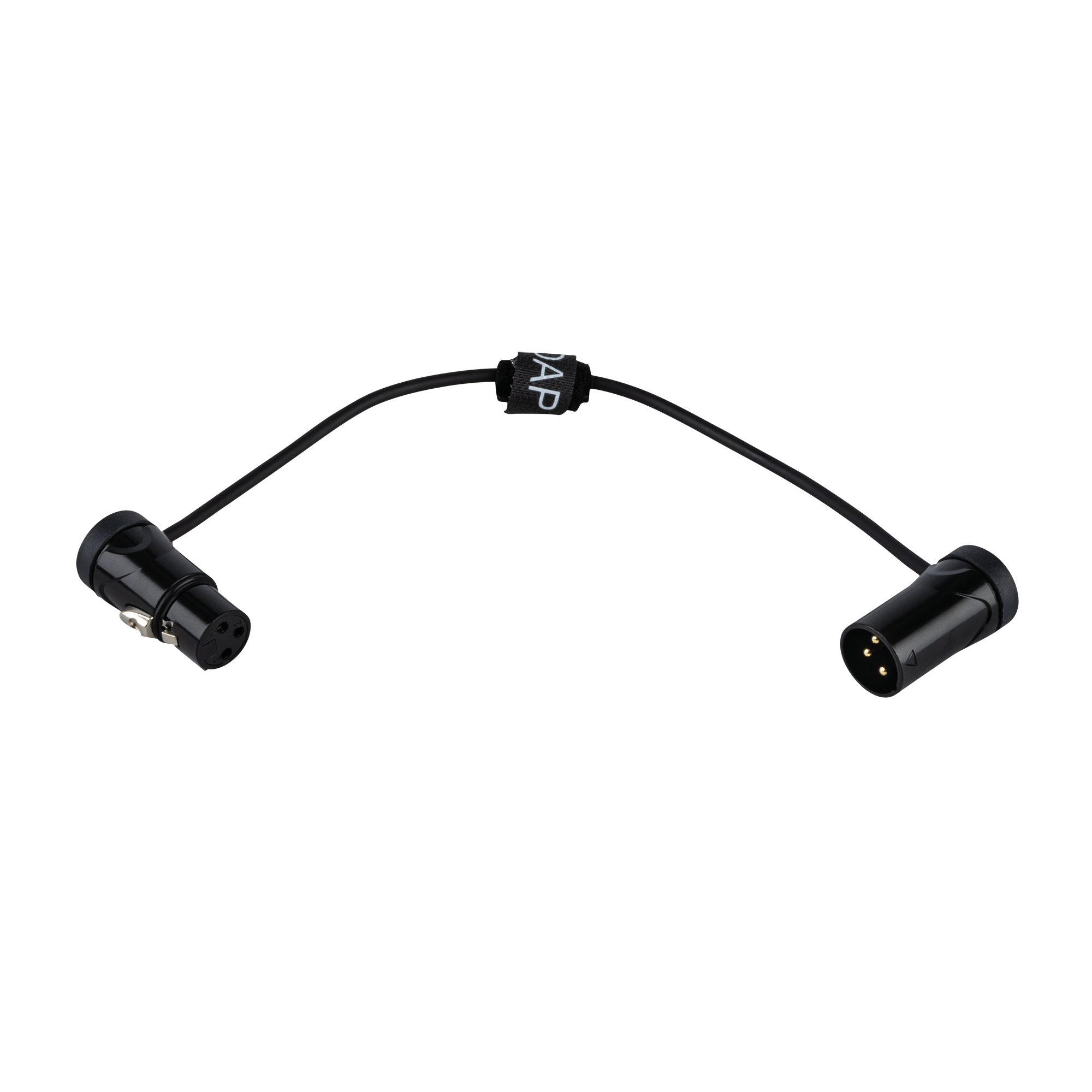 FLX19 - bal. XLR/M 3P to XLR/F 3P Patch Cable 0.30 m - Onlinediscowinkel.nl