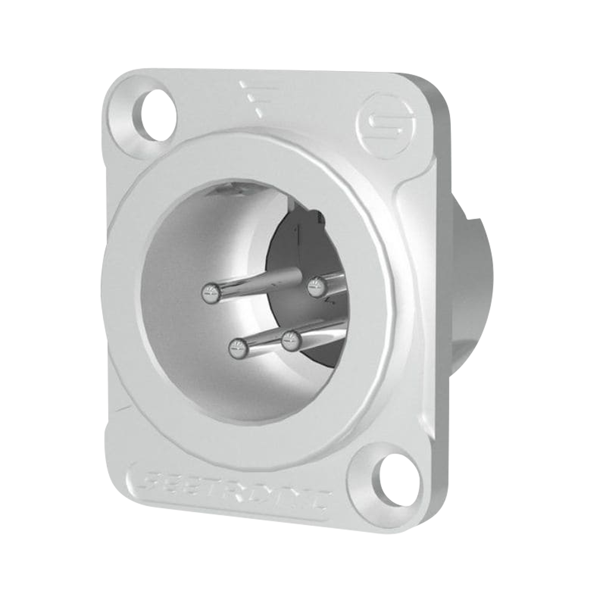 XLR 4P Chassis - male - Onlinediscowinkel.nl
