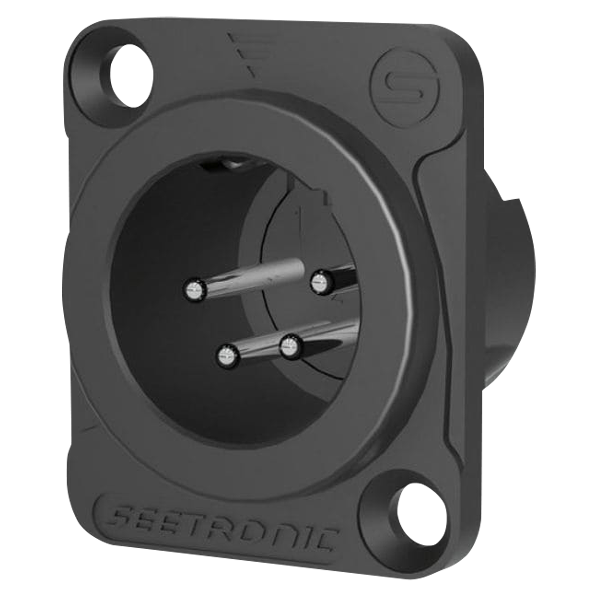 XLR 4P Chassis - male - Onlinediscowinkel.nl