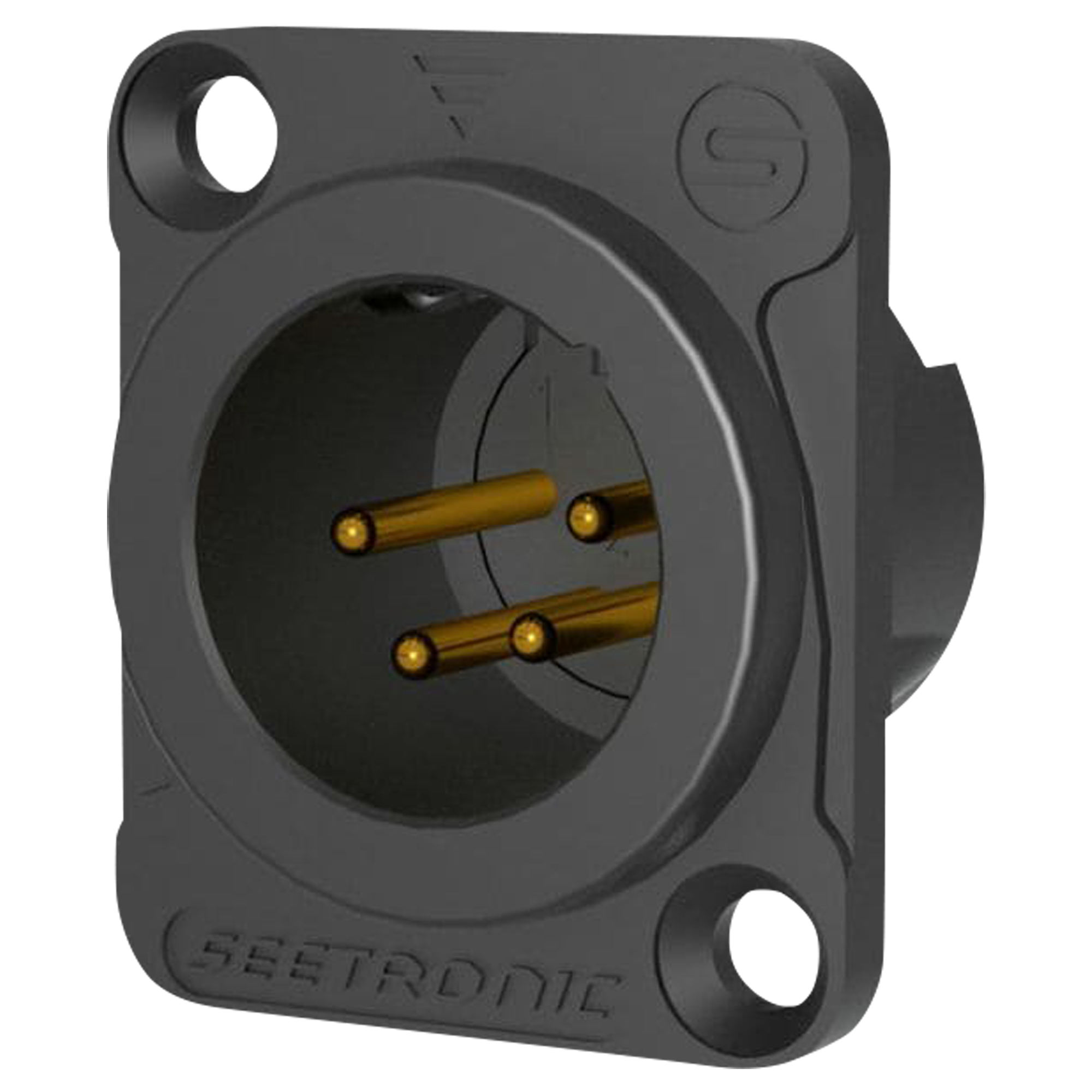 XLR 4P Chassis - male - Onlinediscowinkel.nl
