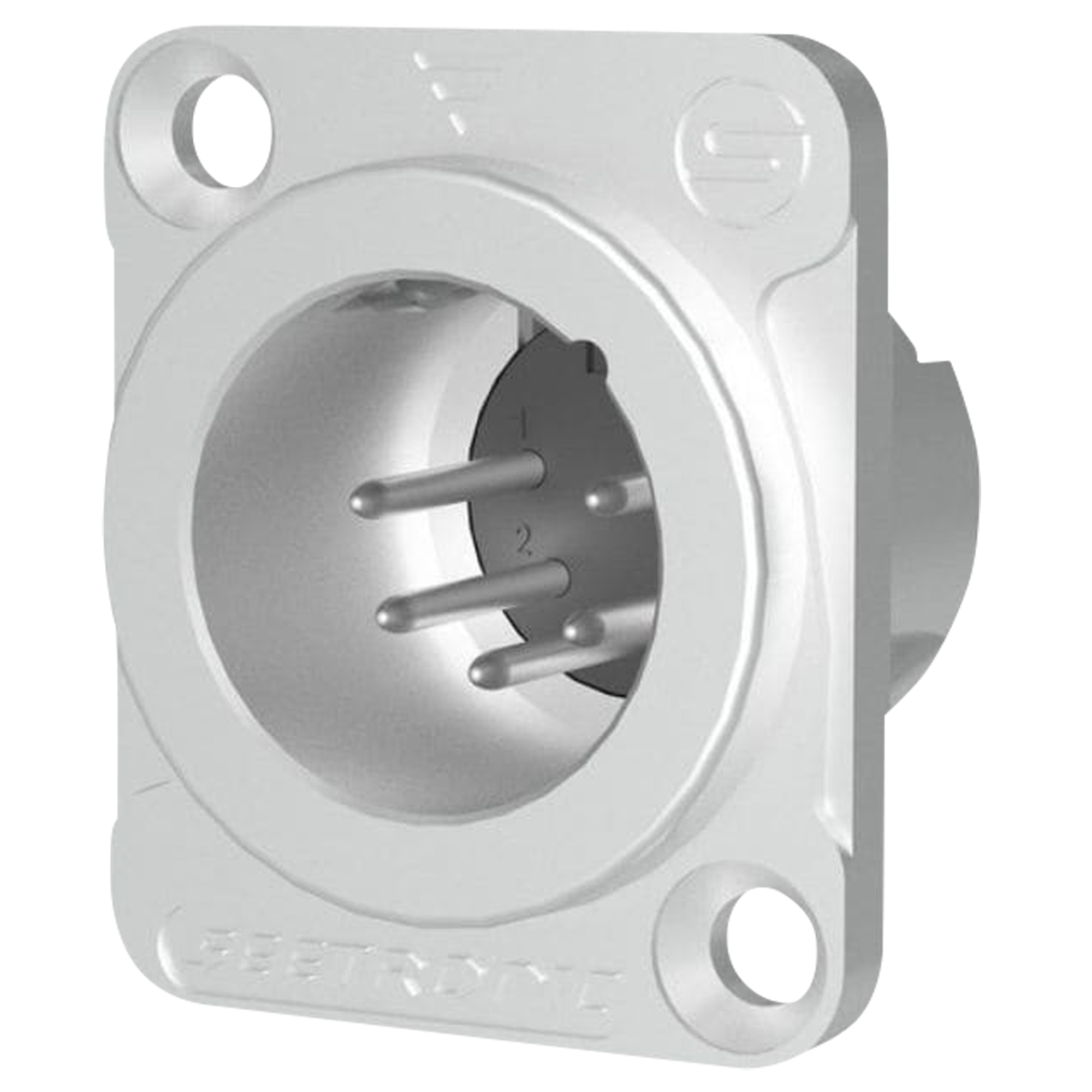 XLR 5P Chassis - male - Onlinediscowinkel.nl
