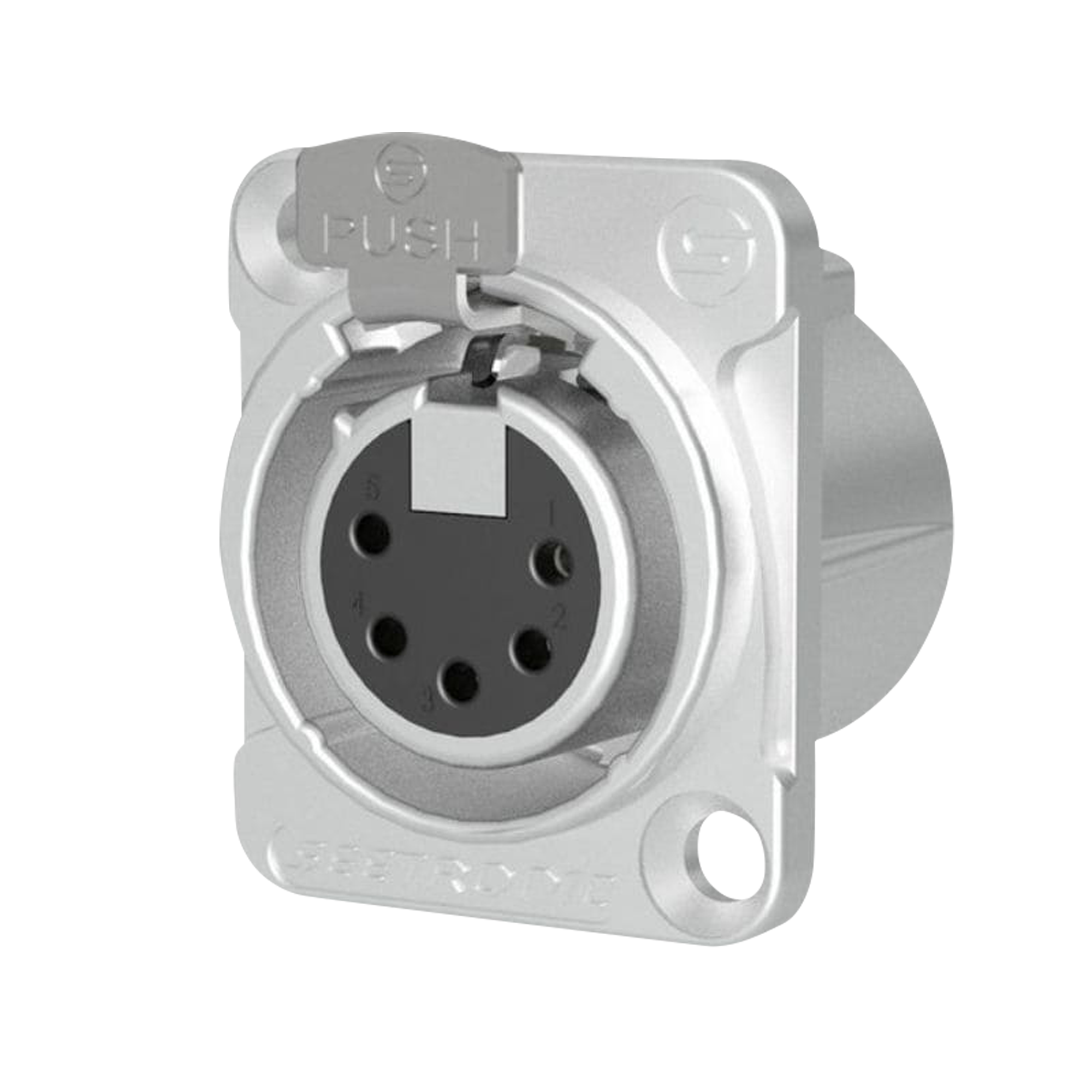 XLR 5P Chassis - female - Onlinediscowinkel.nl