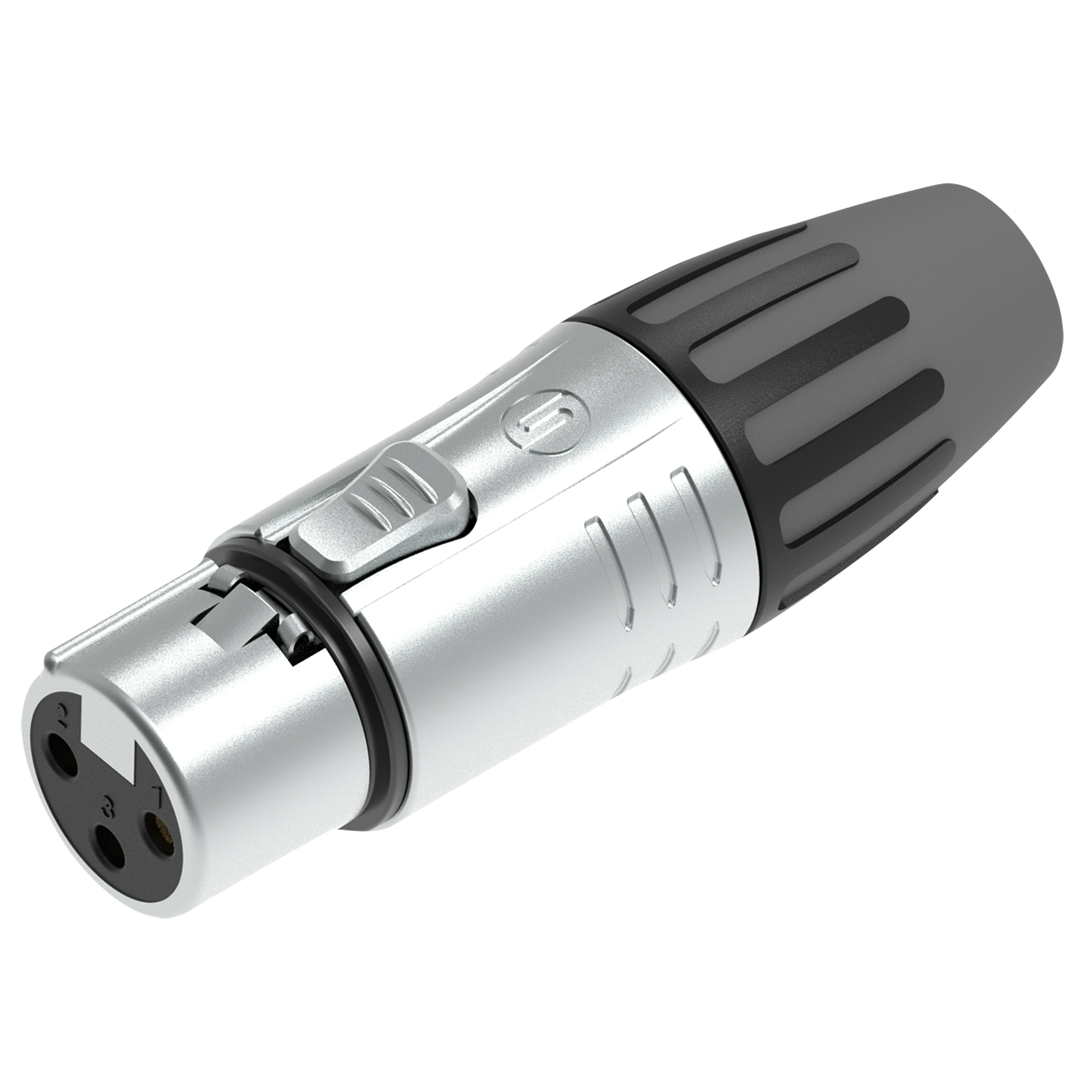 XLR 3P Connector - female - Onlinediscowinkel.nl