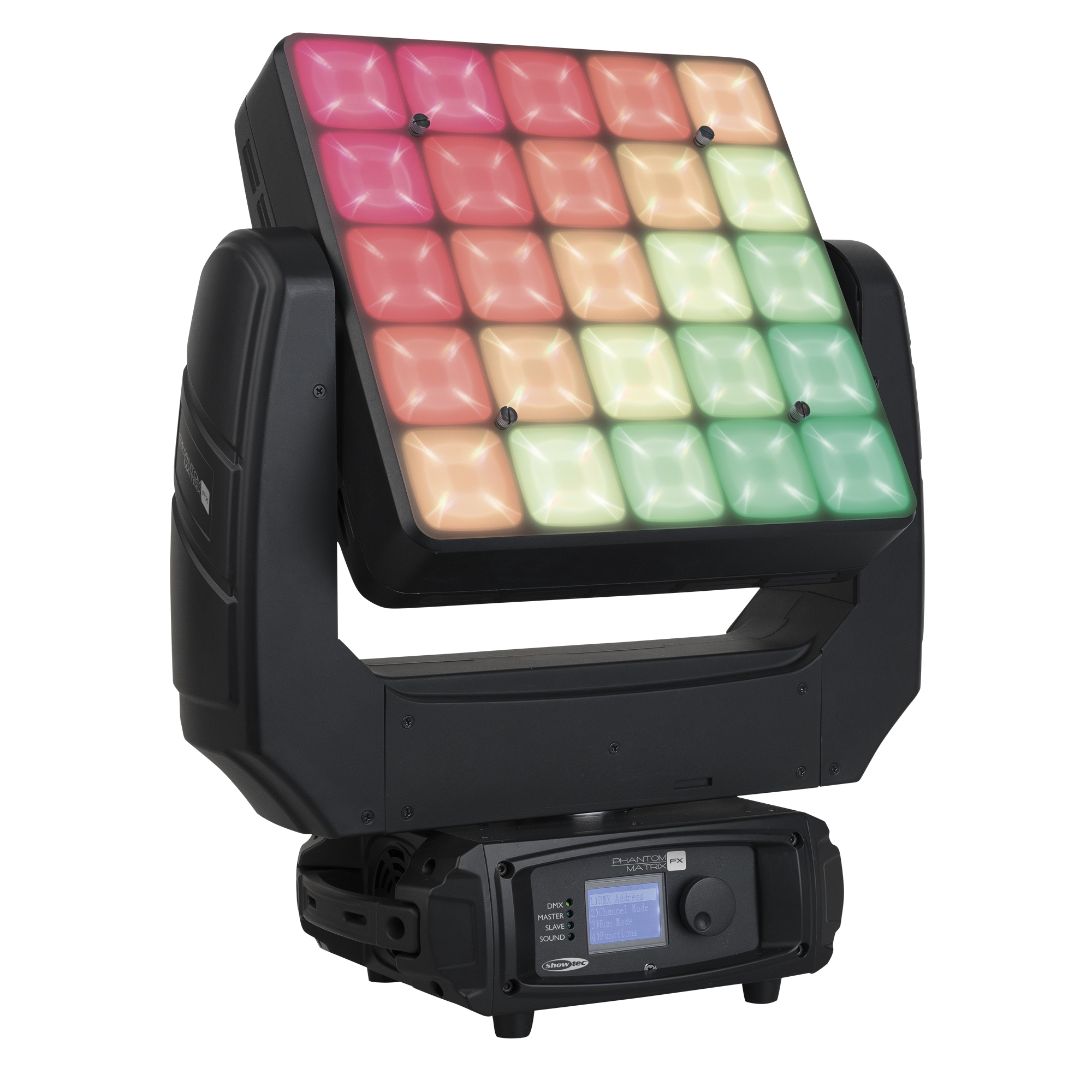 SHOWTEC Phantom 180 WashFX - 180 W RGBL LED-wash moving head met pixeleffecten - IP65