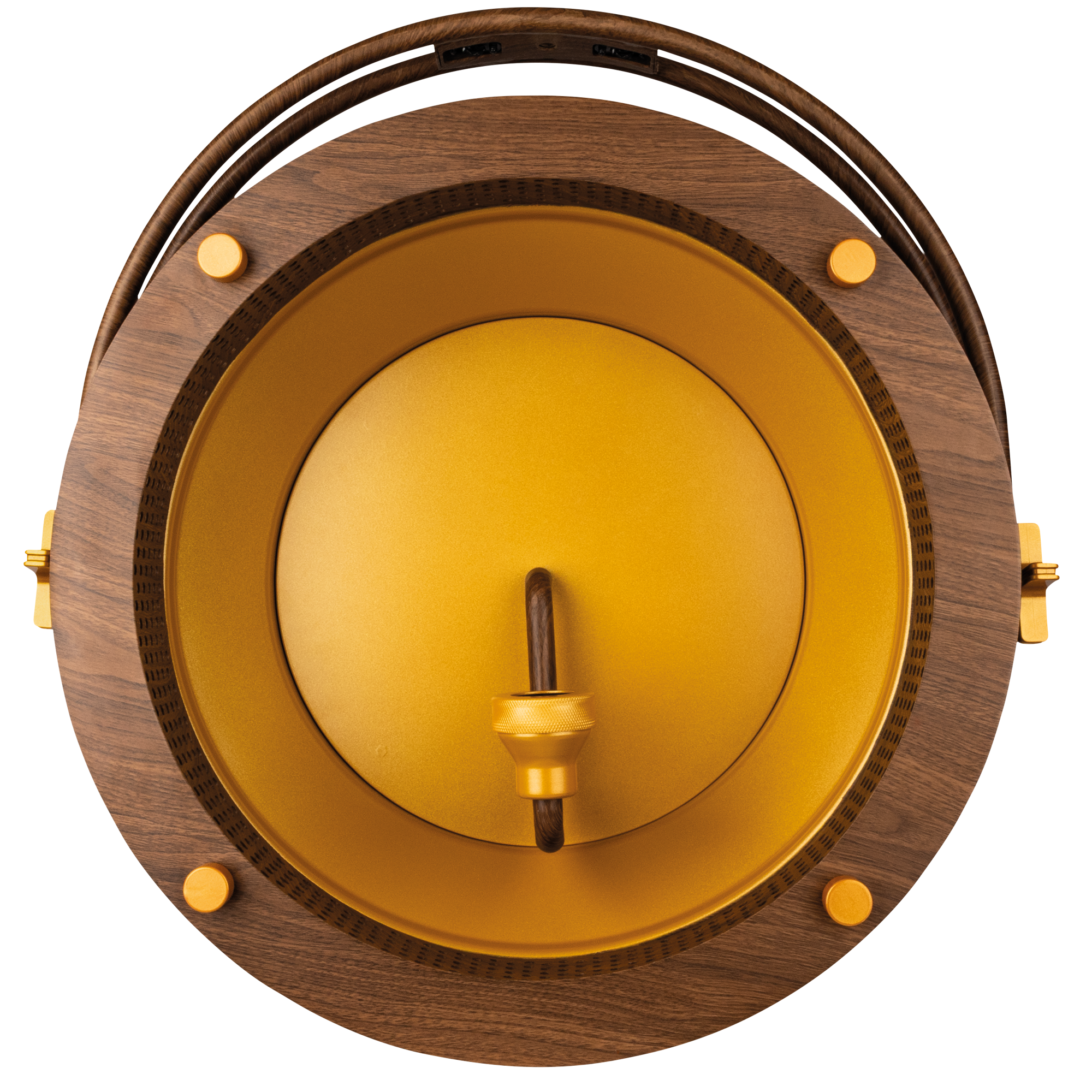 SHOWTEC Edison Vintage 1 Pale Gold / Wood Grain - Retro DMX-LED-lamp met dimmer en E27-fitting - houtnerfmotief - Afbeelding 4