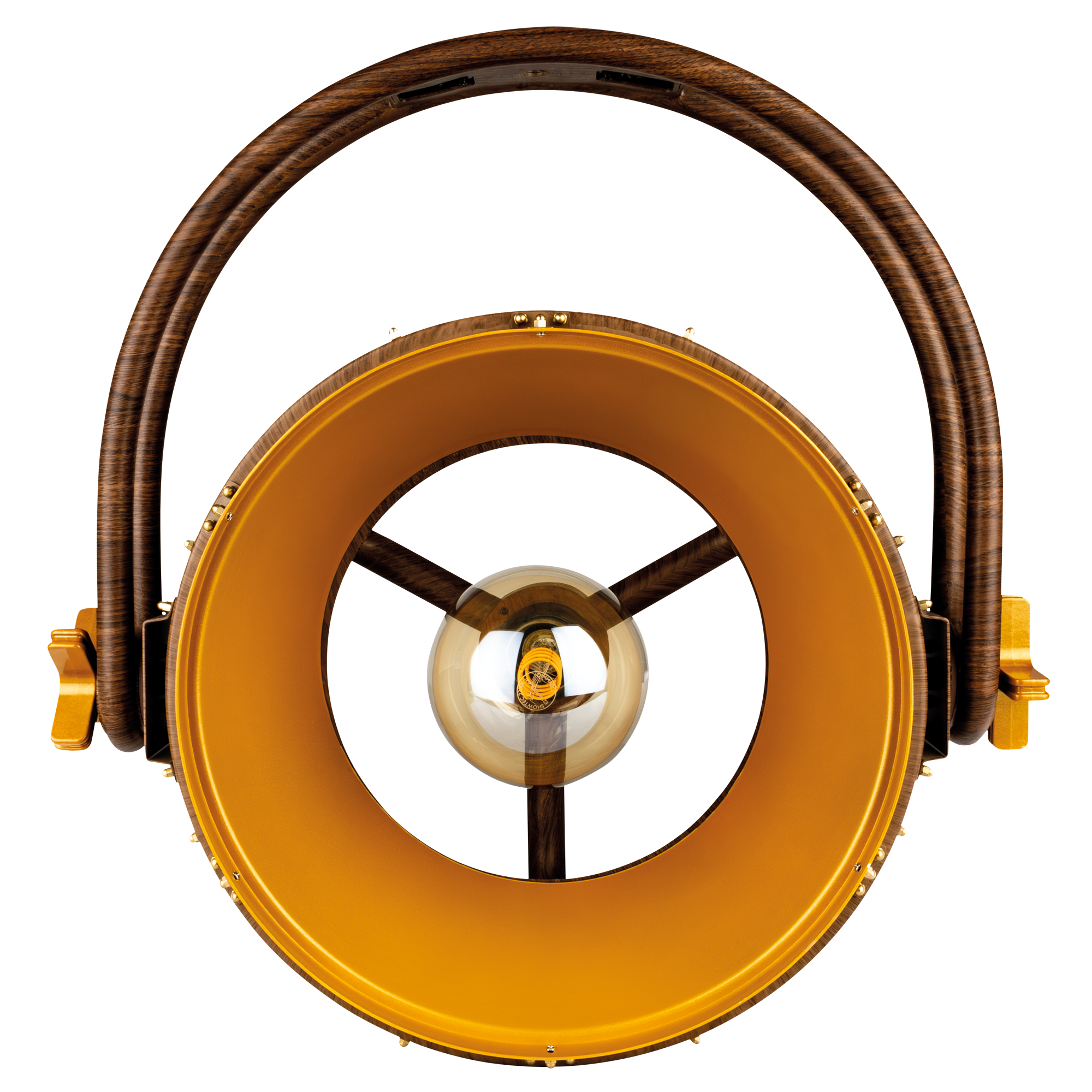 Edison Vintage 2 Pale Gold / Wood Grain - Onlinediscowinkel.nl