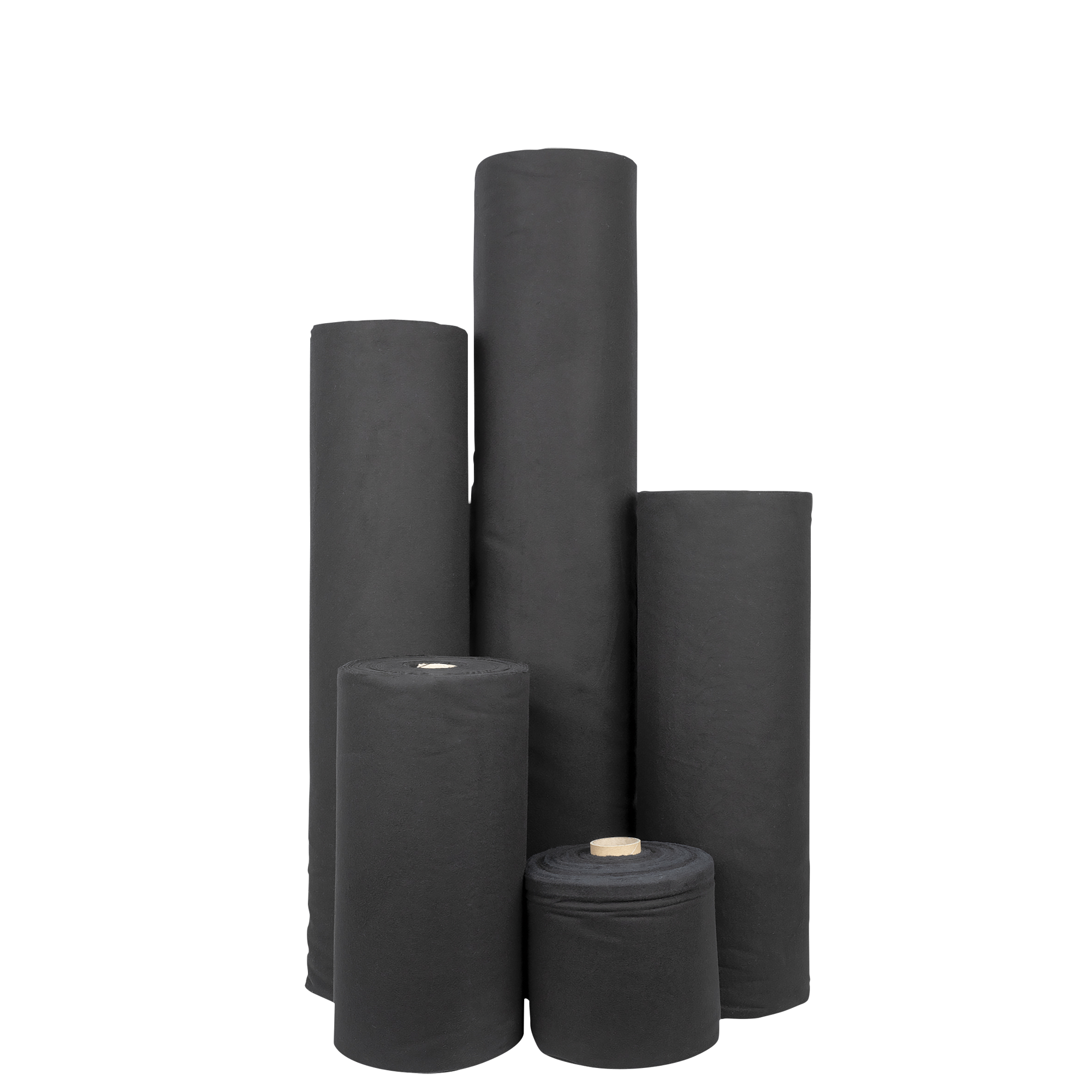 WENTEX Deko Molton 160 g/m² Roll 0,2m, 30m - Zwart - 0,2 x 30 m (B x L) - Afbeelding 4