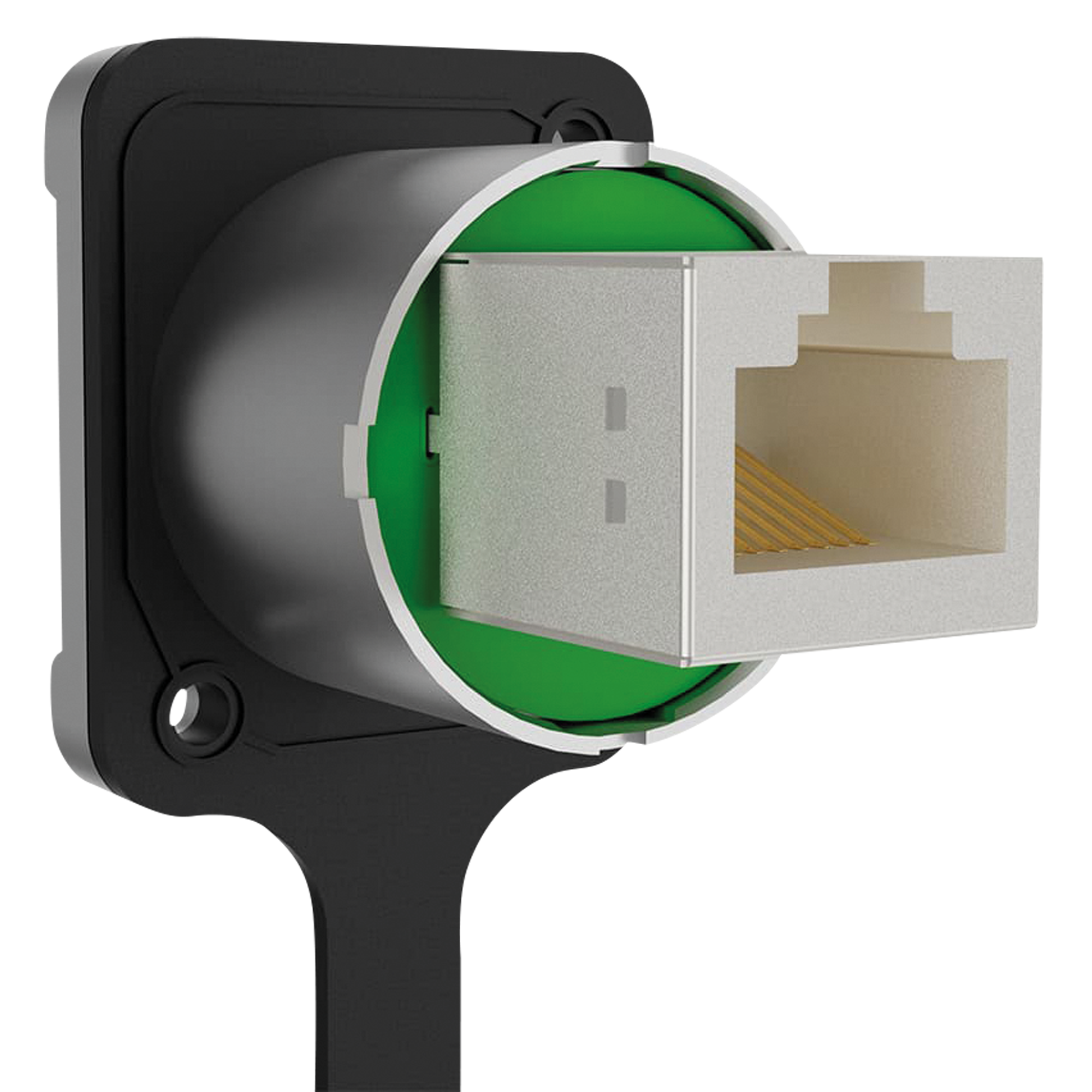 SEETRONIC RJ45 Chassis Connector - Doorvoeradapter - IP65-compatibel - Afbeelding 2